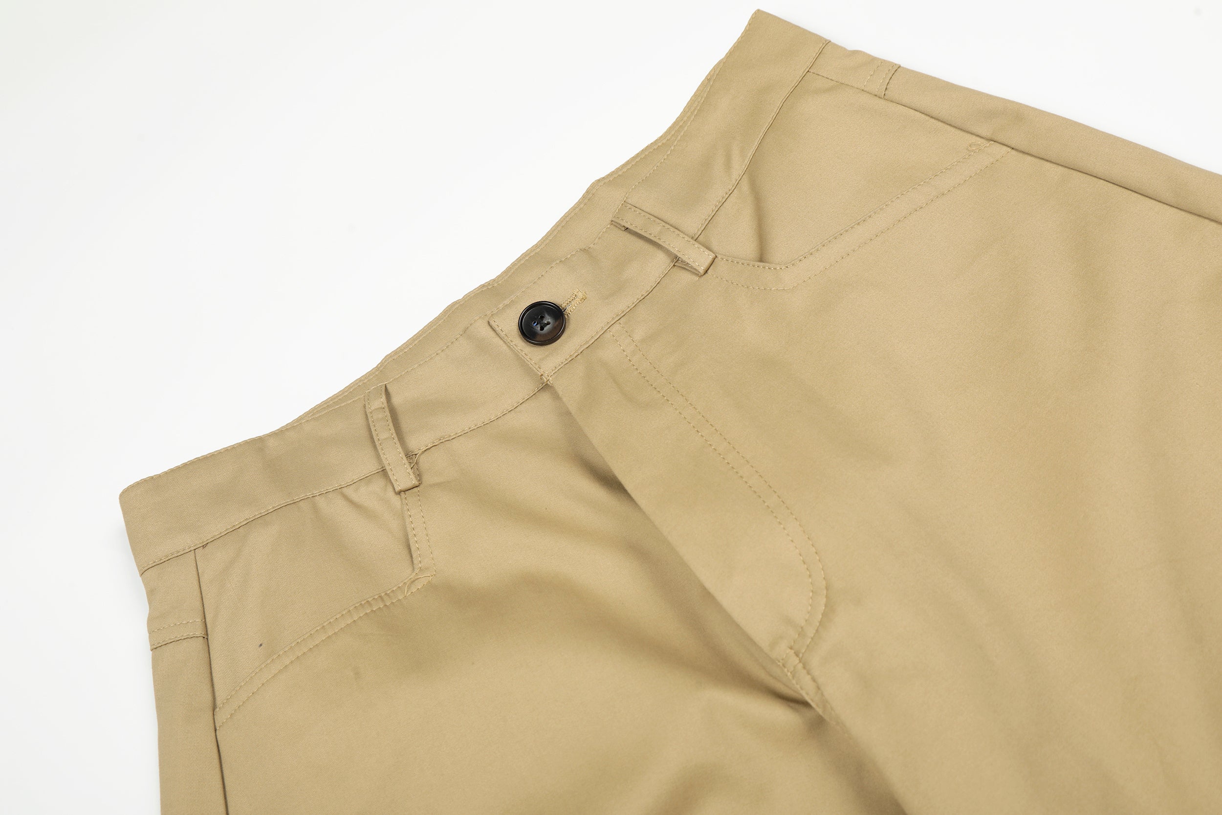 Omirad Curved Seam Cargo Pants – Khaki Wide Leg
