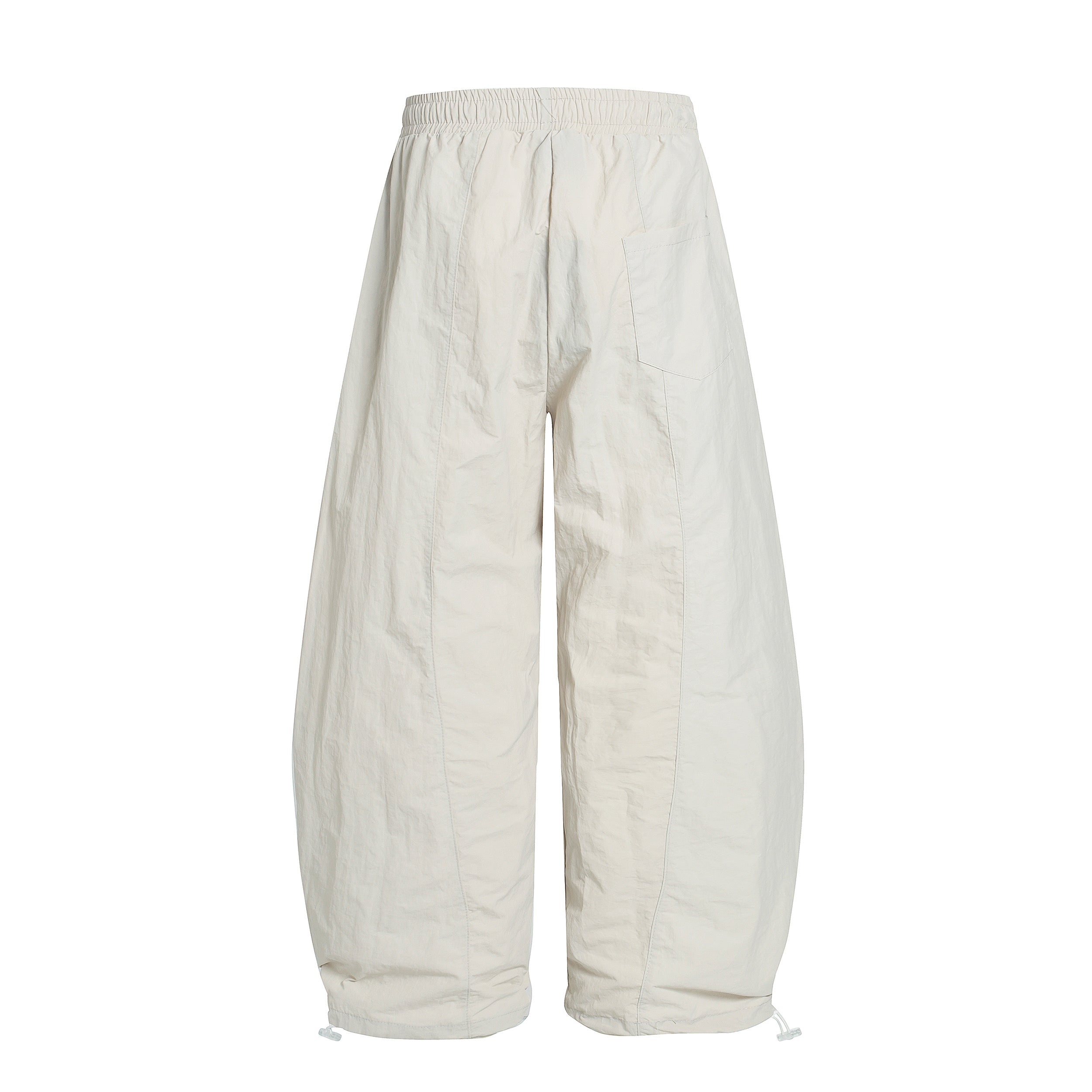 Pastel Nylon Stacked Balloon Pants | Streetwear Trousers