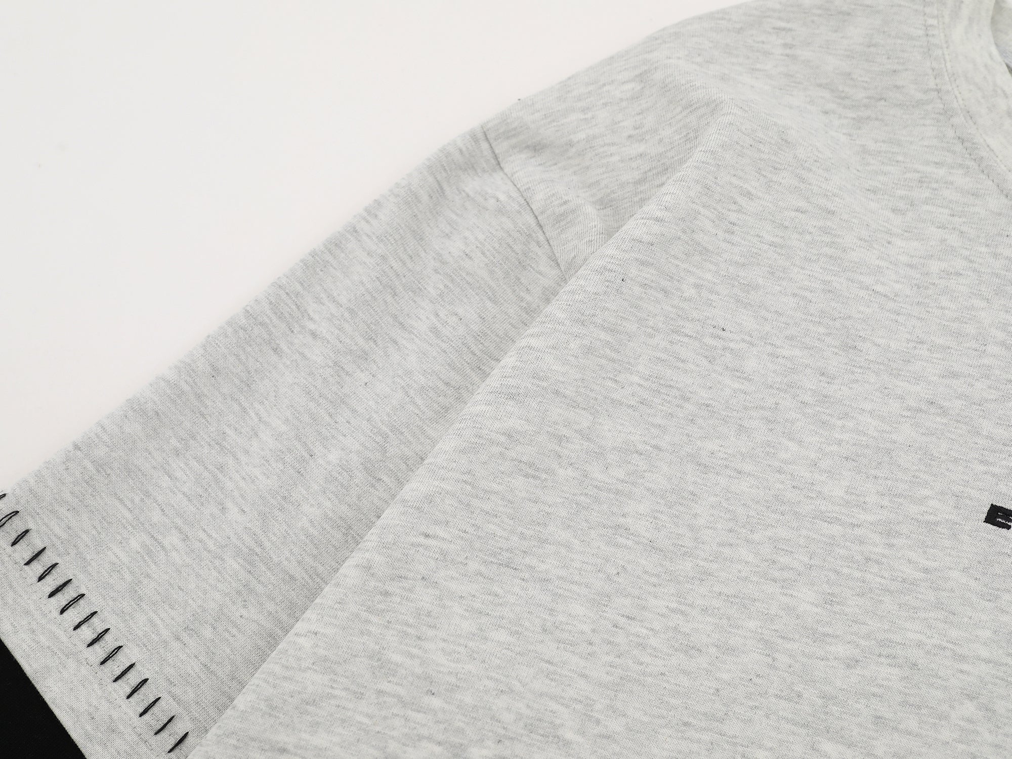 Contrast Layered Long-Sleeve Tee | Streetwear Crewneck