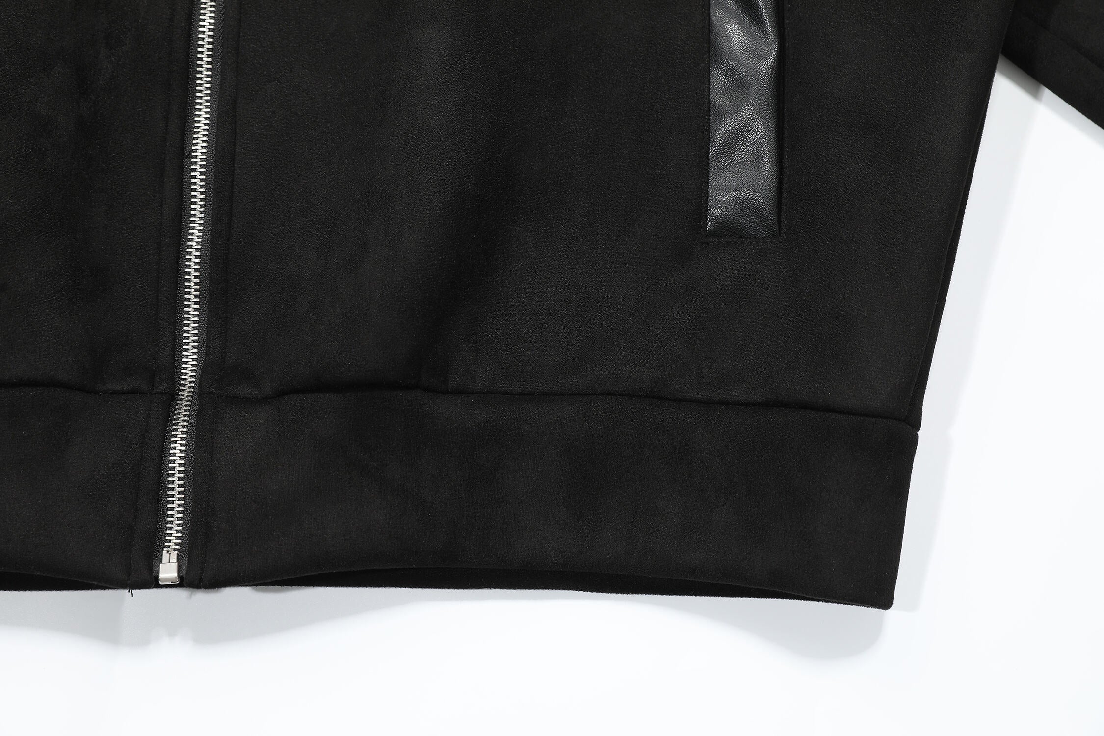 Truth Blazing Flame Mixed-Media Embroidered Hooded Jacket