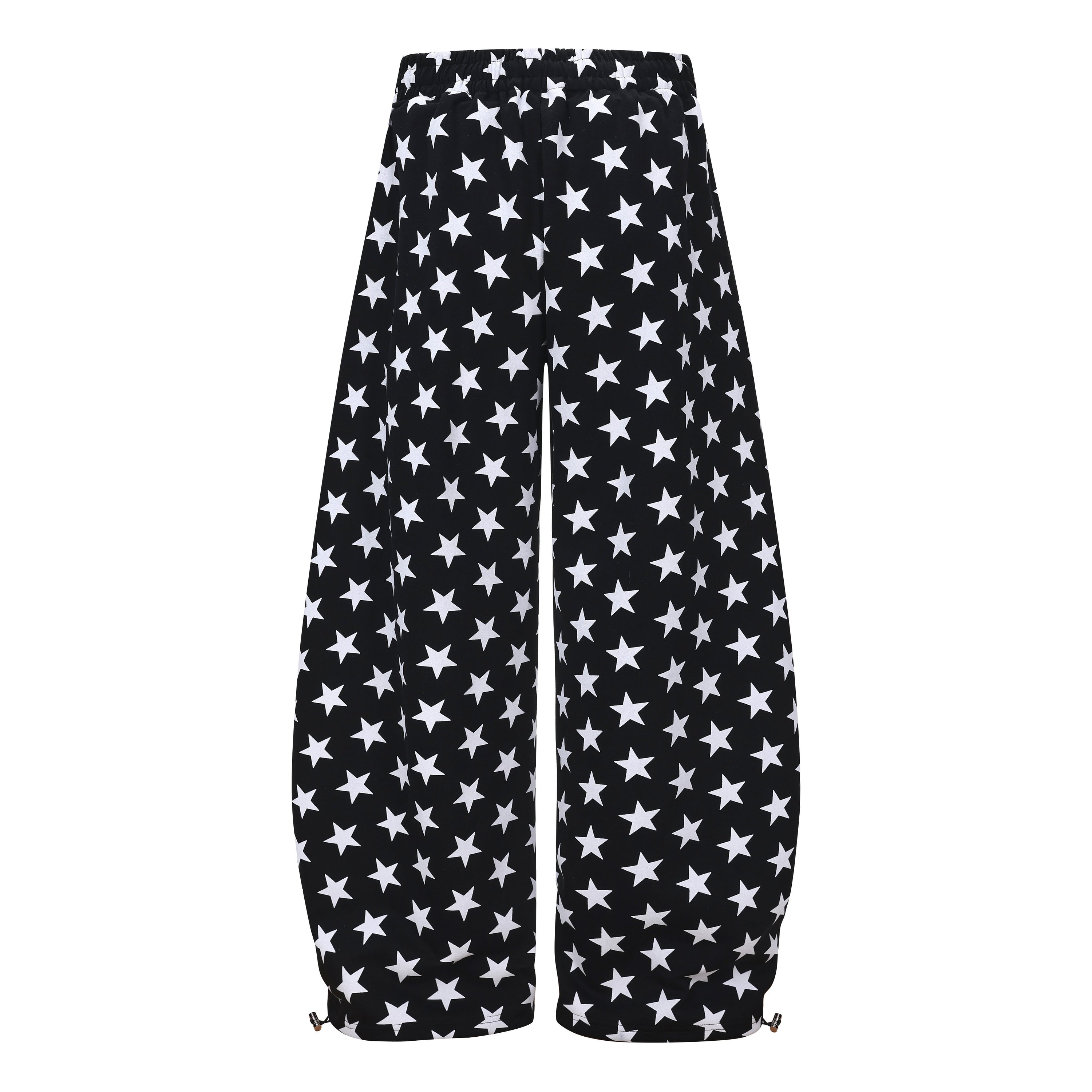 Omirad Star Print Wide-Leg Sweatpants | Y2K Streetwear