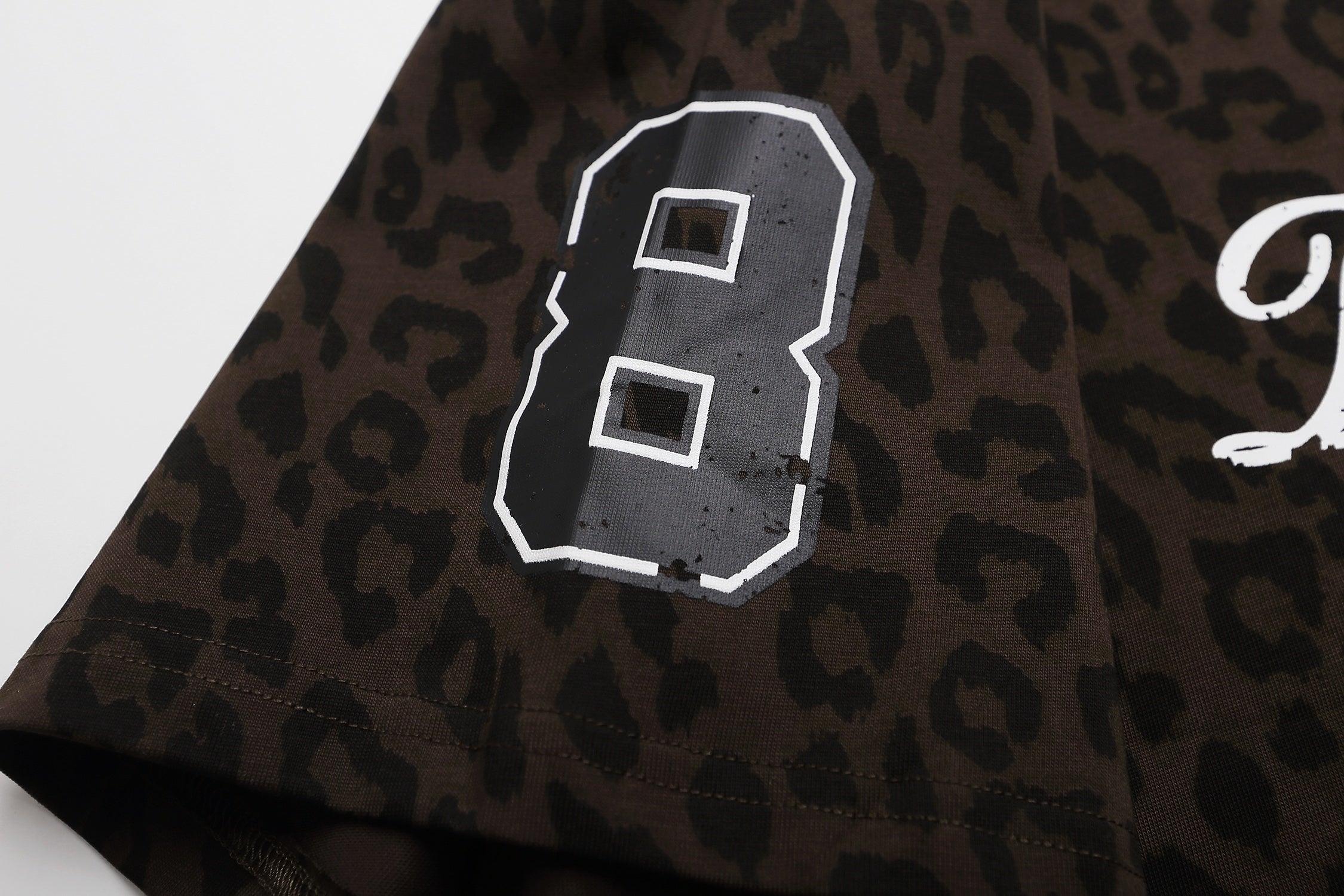 Omirad Leopard Print Graphic T-Shirt | Y2K Streetwear Tee