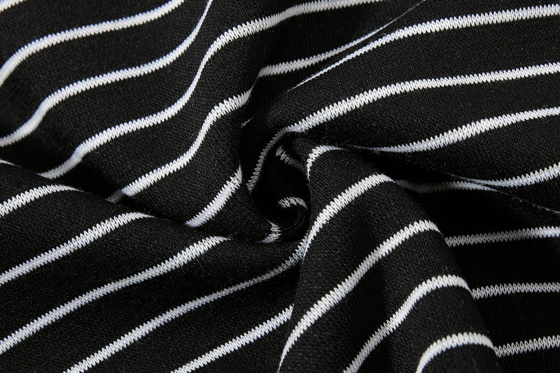 Striped Gothic Draped Wide-Leg Pants | Free Spirit Print