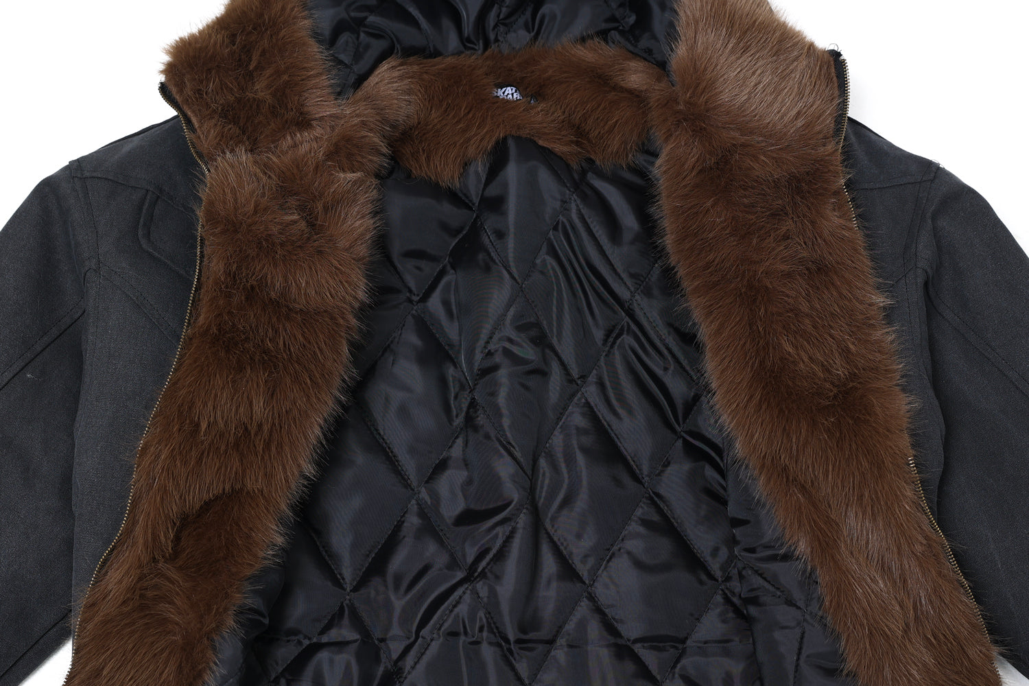Omirad Vintage Hooded Cropped Cotton Bomber Jacket