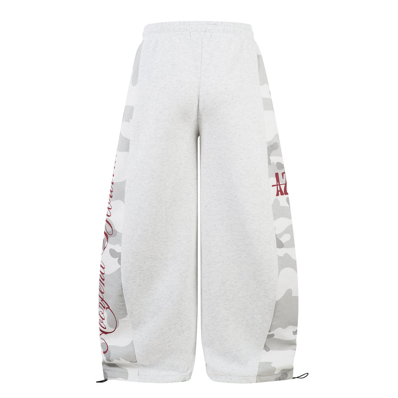Omirad Camo Panel Wide-Leg Sweatpants | Street Style