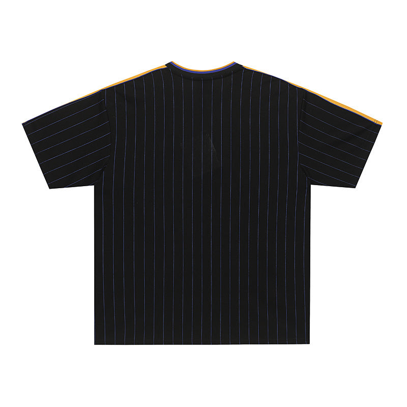 Pinstripe Performance Soccer Jersey | Streetwear Football Tee