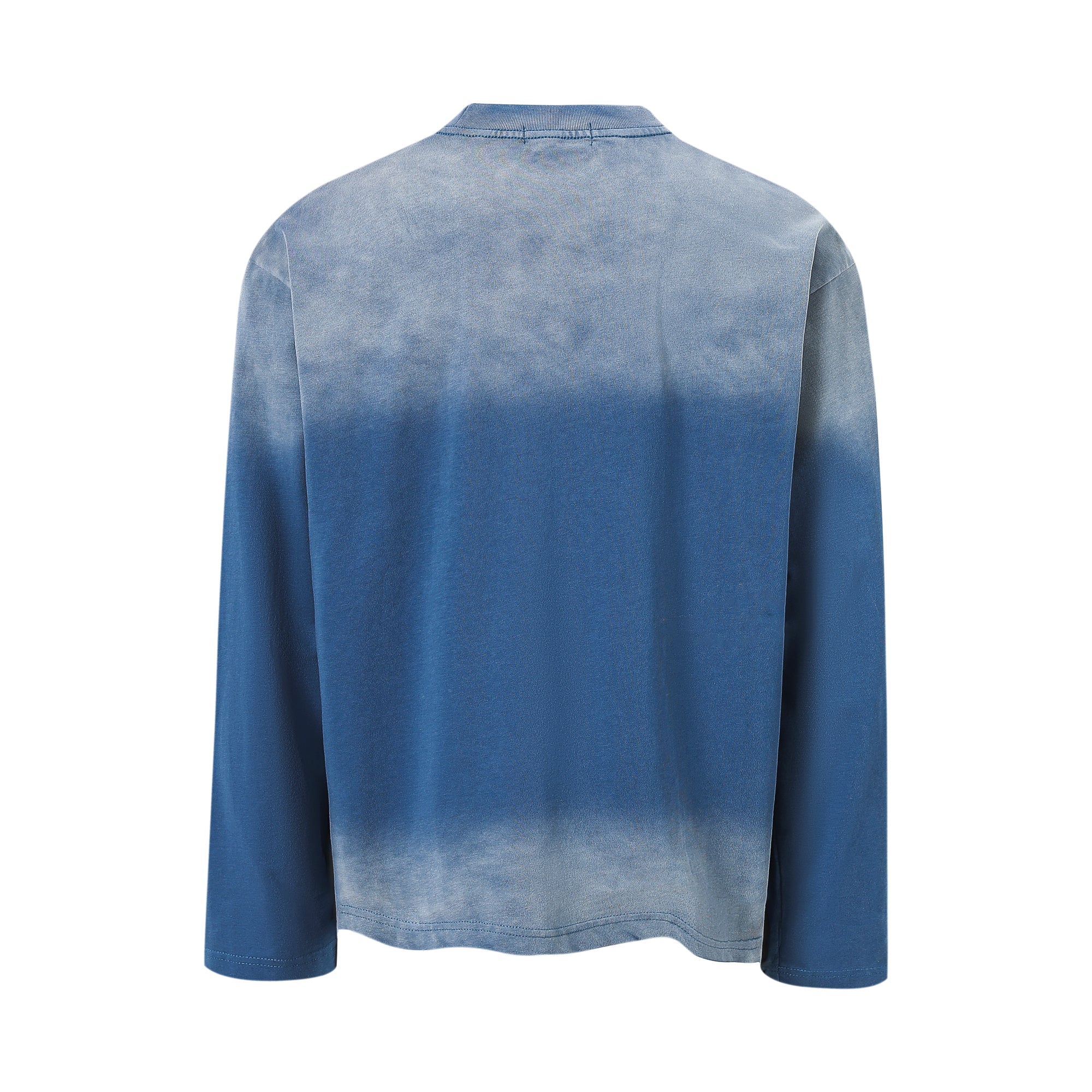 Soccer Graphic Gradient Long-Sleeve Tee | Streetwear Cotton
