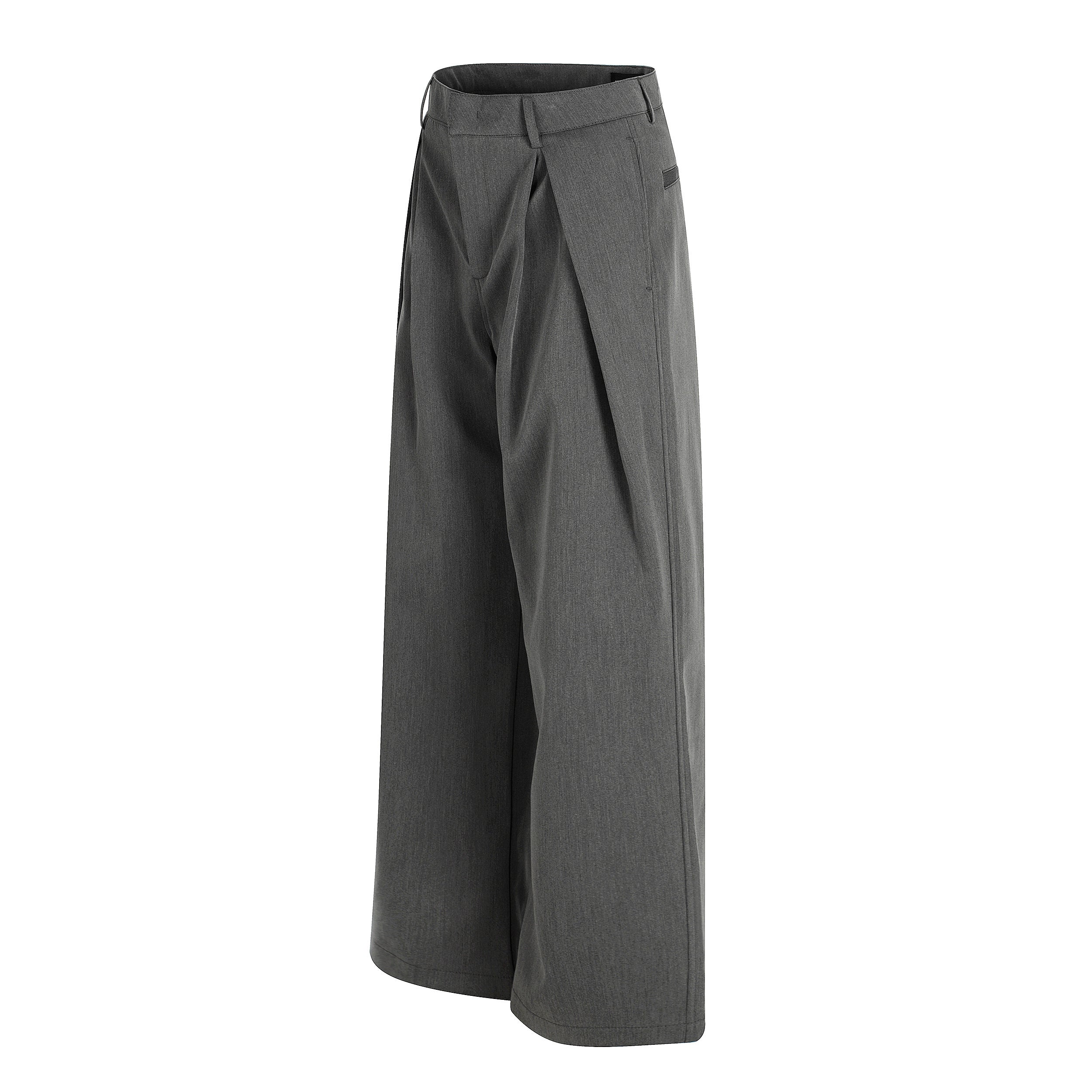 Omirad Pleated Wide-Leg Trousers | Tailored Streetwear Fit