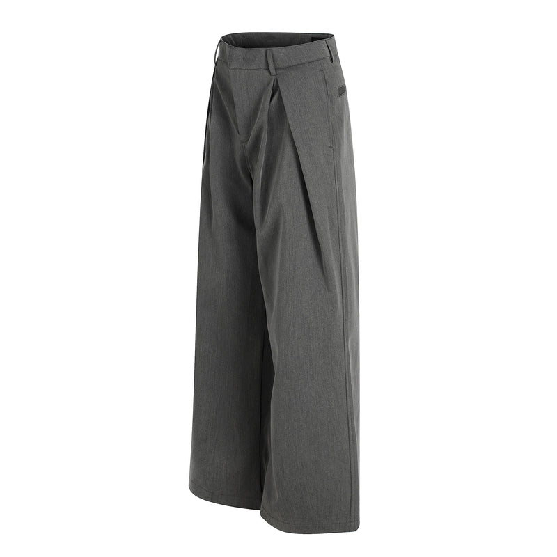 Omirad Pleated Wide-Leg Trousers | Tailored Streetwear Fit
