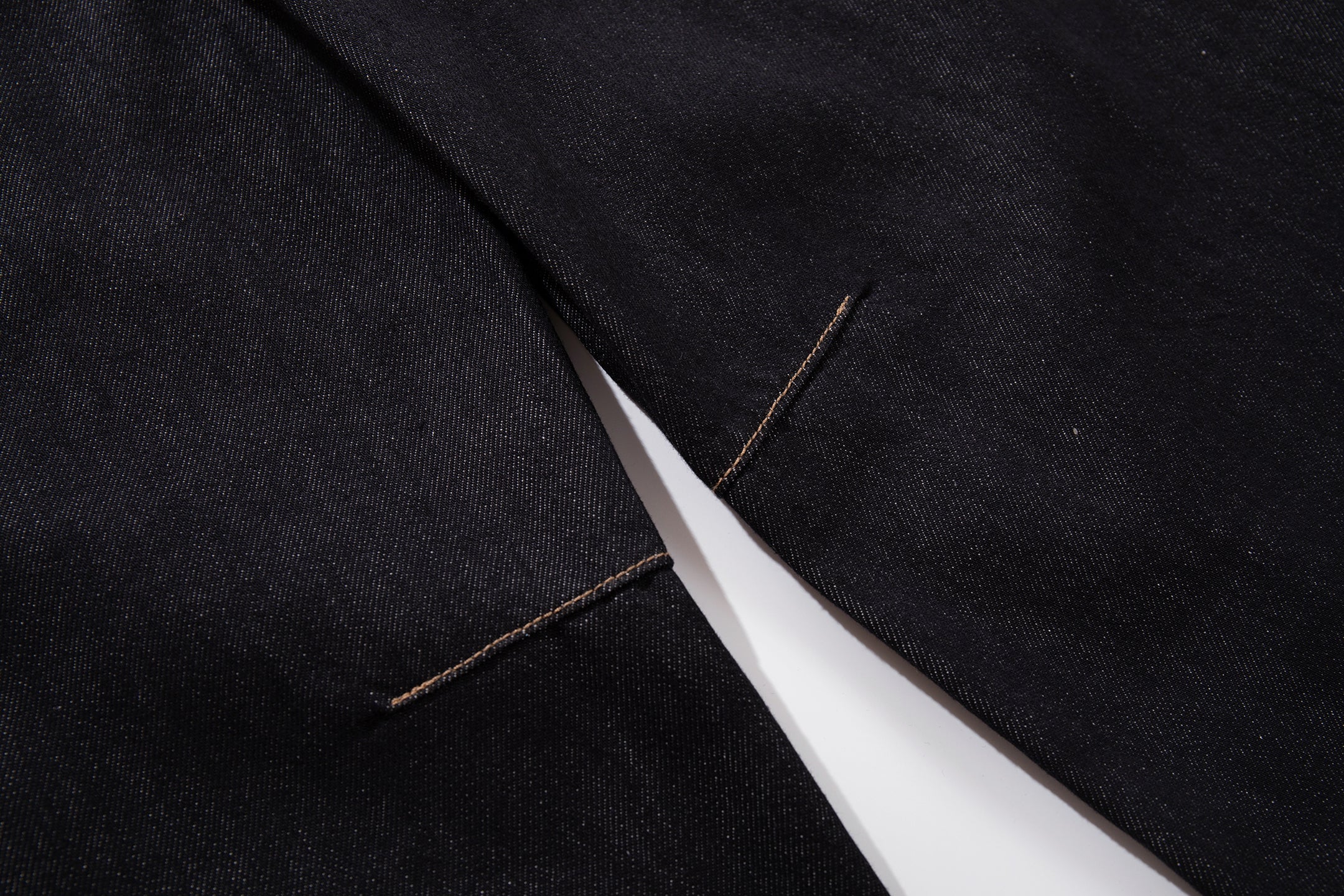 Omirad Plaid-Panel Wide-Leg Jeans | Dark Wash Denim