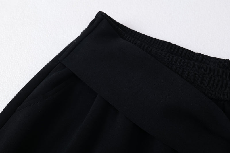 Fairfocus Flame Wrap Wide-Leg Pants | Streetwear Joggers
