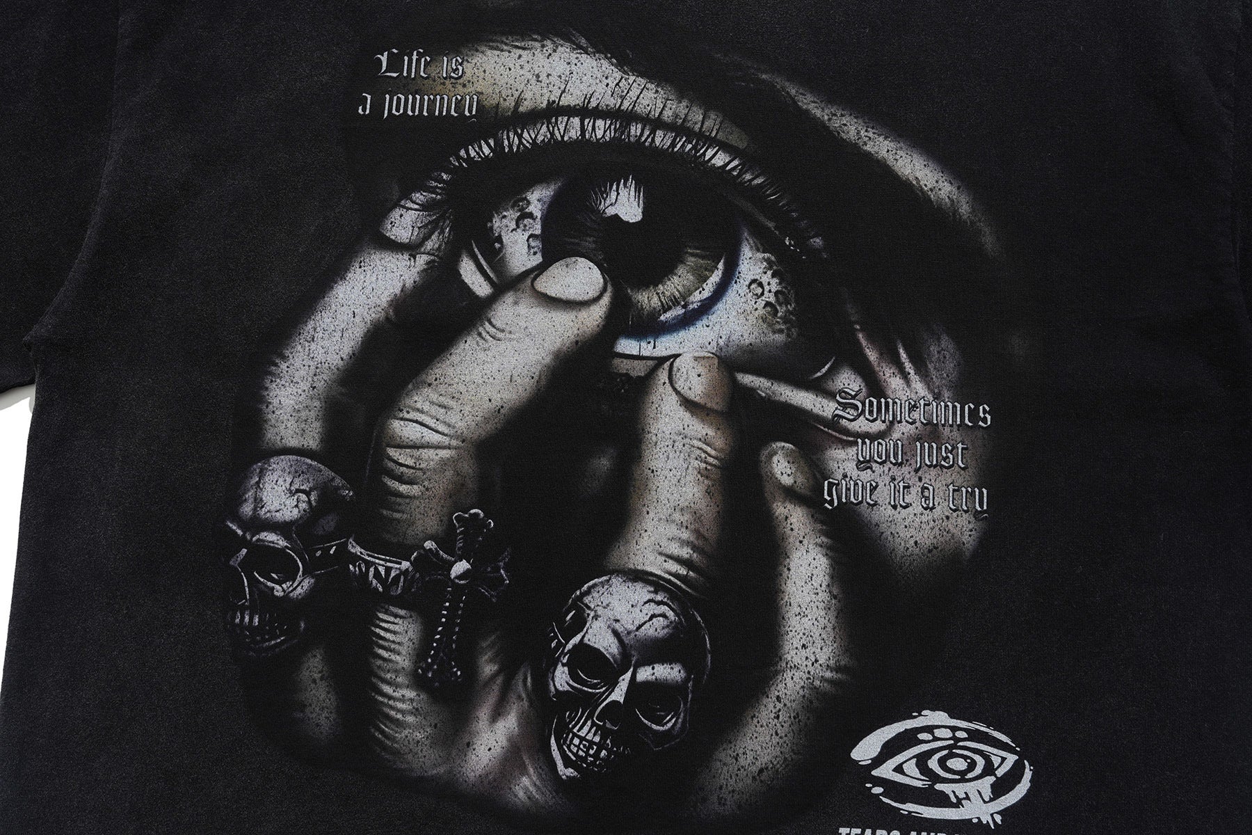 Omirad Tears & Wisdom Oversized Graphic Tee | Dark Streetwear