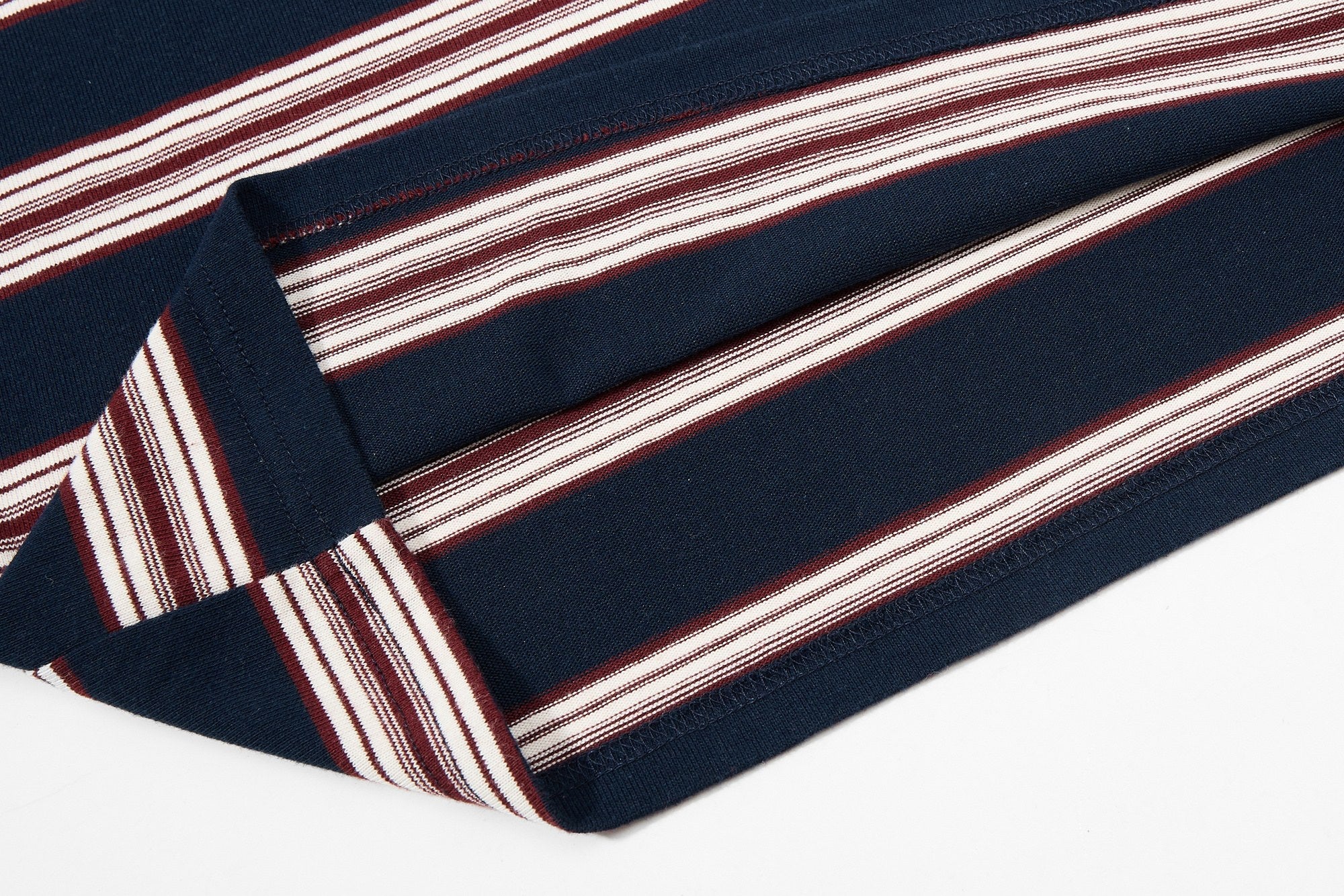 Vintage Stripe Rugby Polo Shirt | Retro 90 Graphic | Omirad
