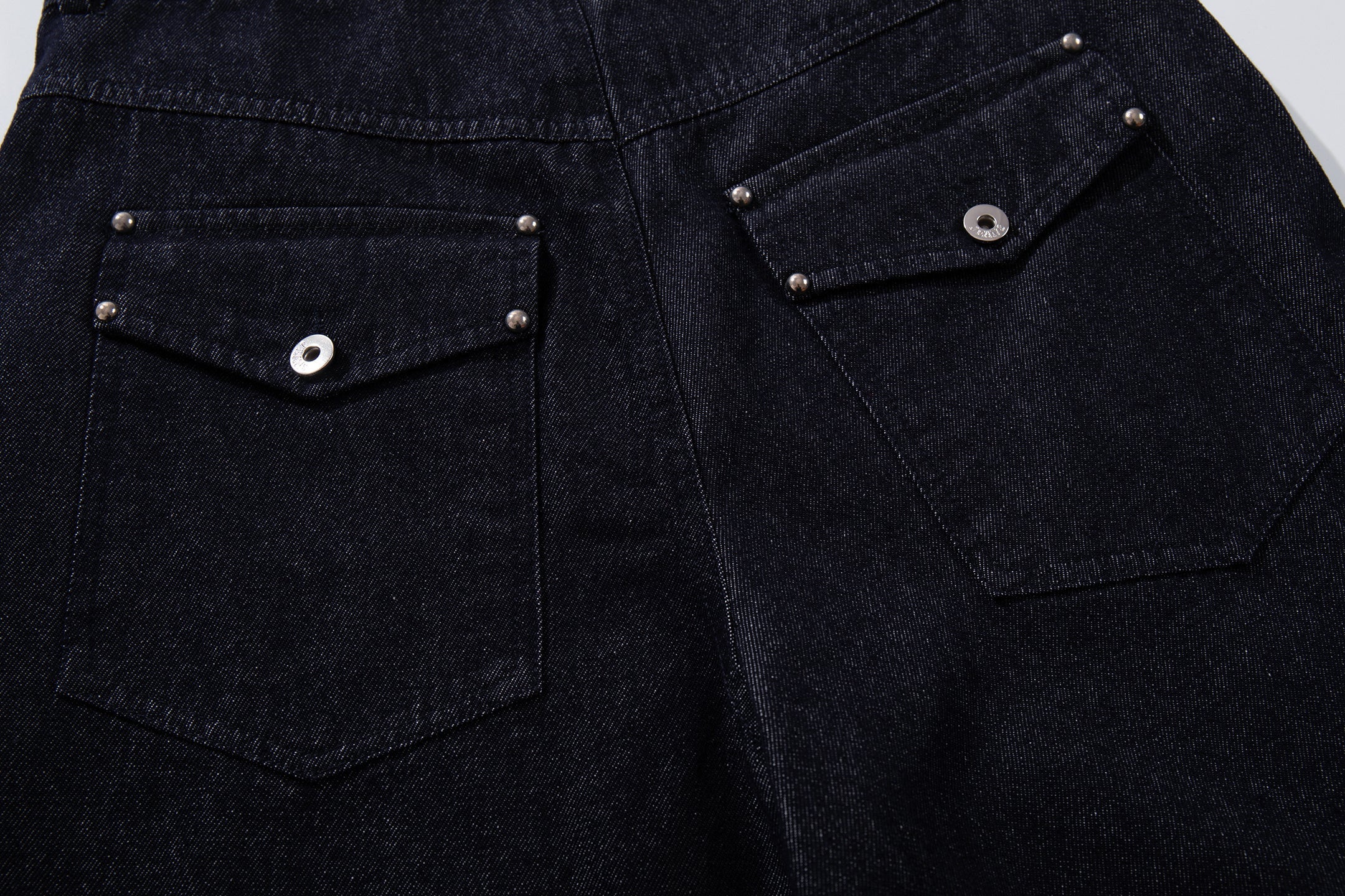 Omirad Panel Construction Wide Leg Denim Pants | SEAKOFF