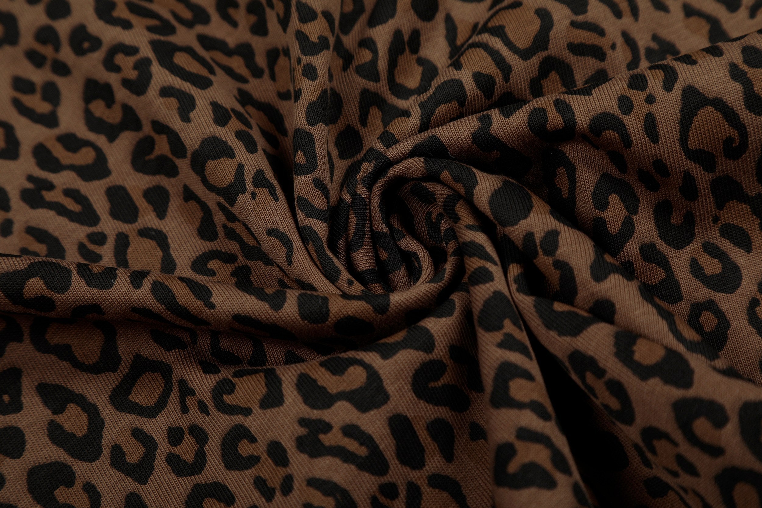 Omirad Leopard Print Script Polo Tee | Streetwear Polo Shirt