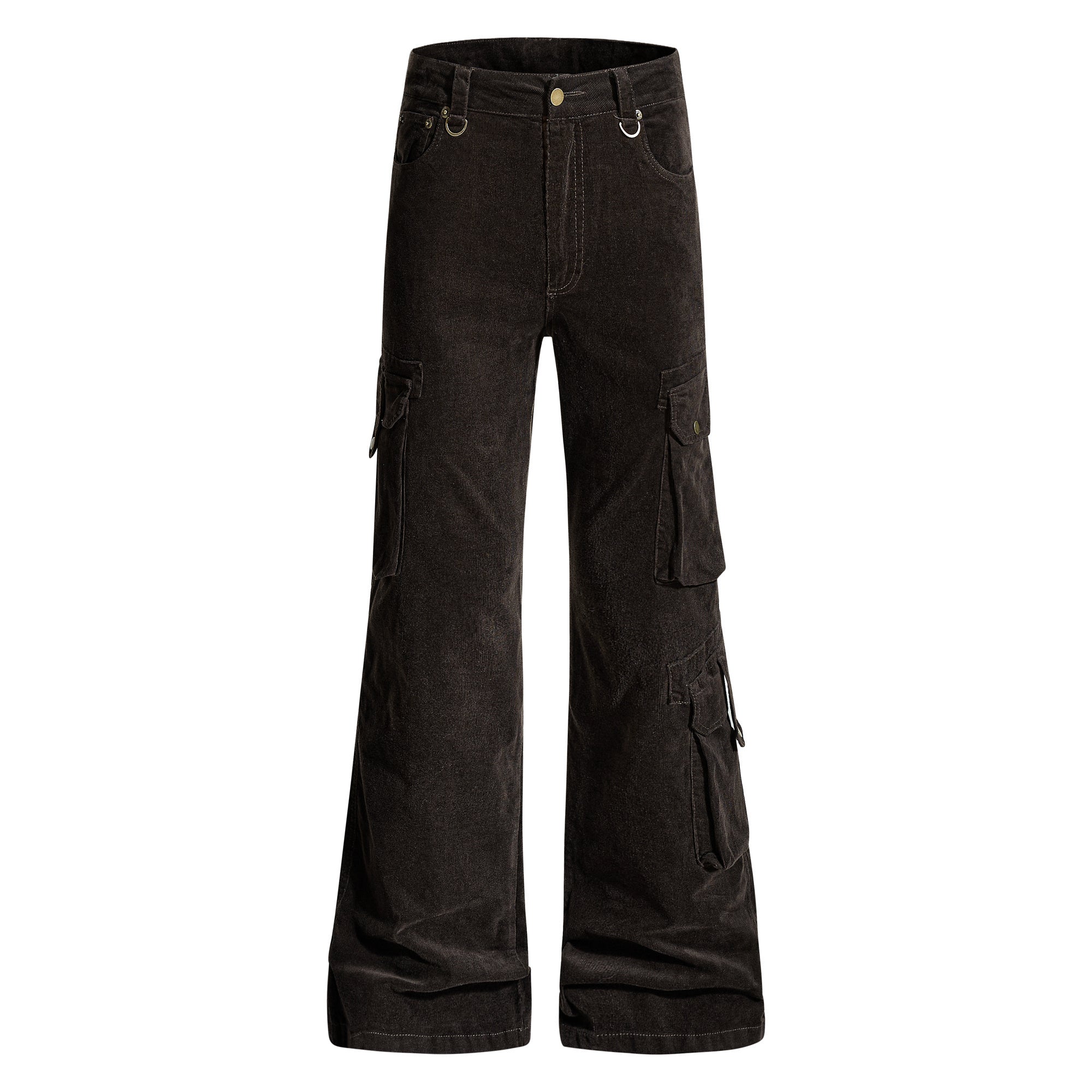Washed Utility Flared Cargo Pants | Street-Ready Style