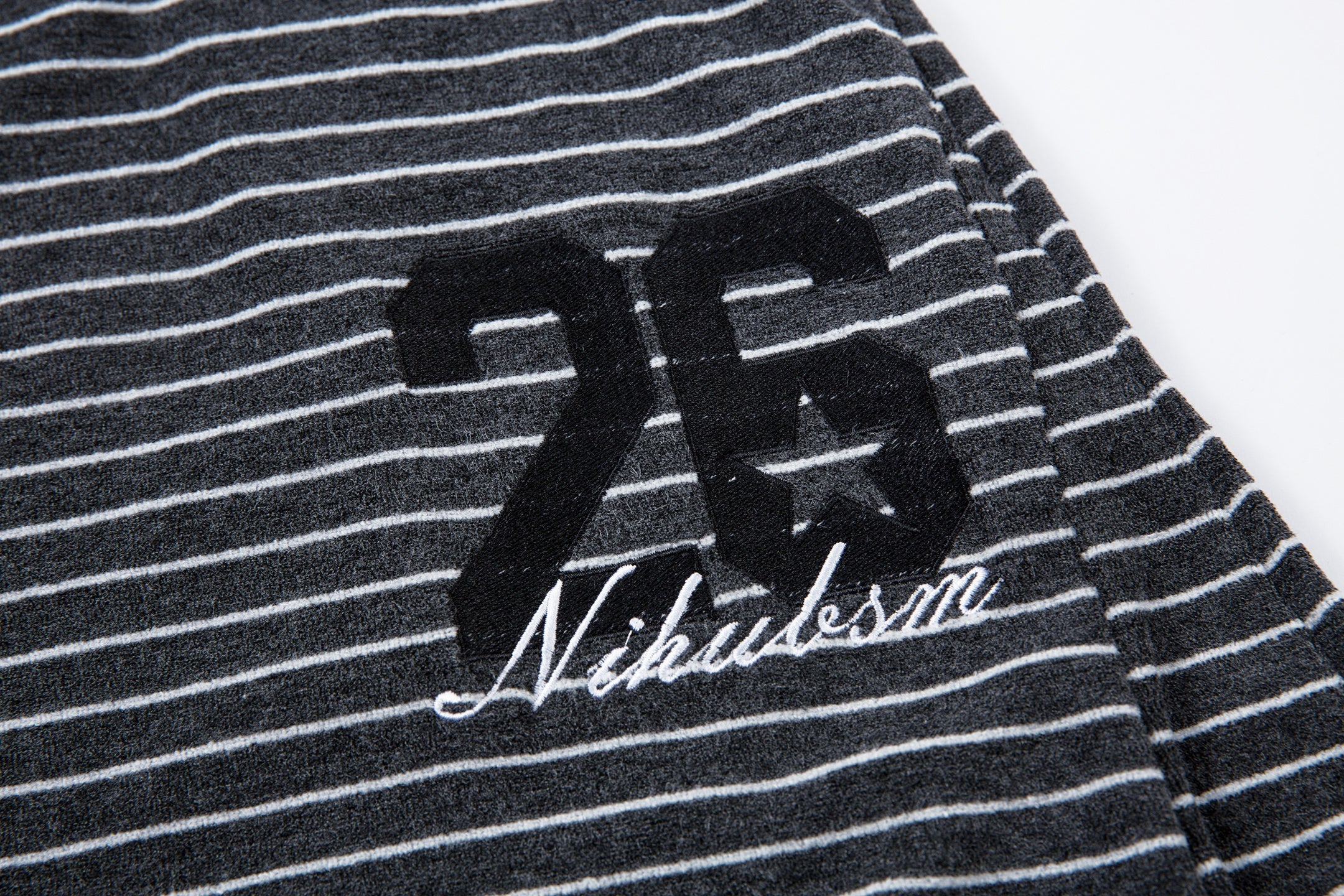 Striped Knit Barrel-Leg Lounge Pants with Drawstring Hem