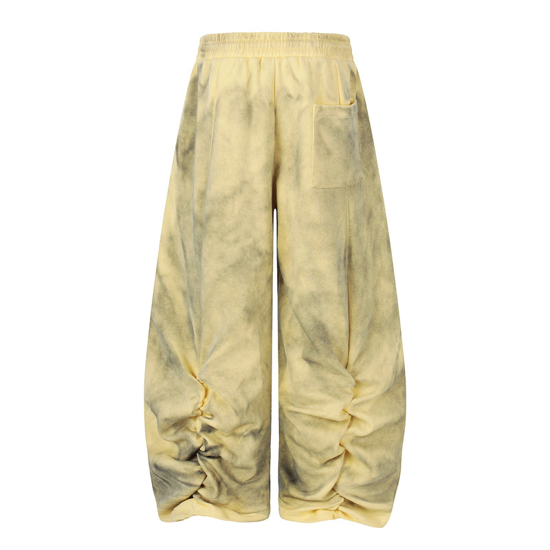 Omirad Misery Was Nothing Washed Wide-Leg Sweatpants