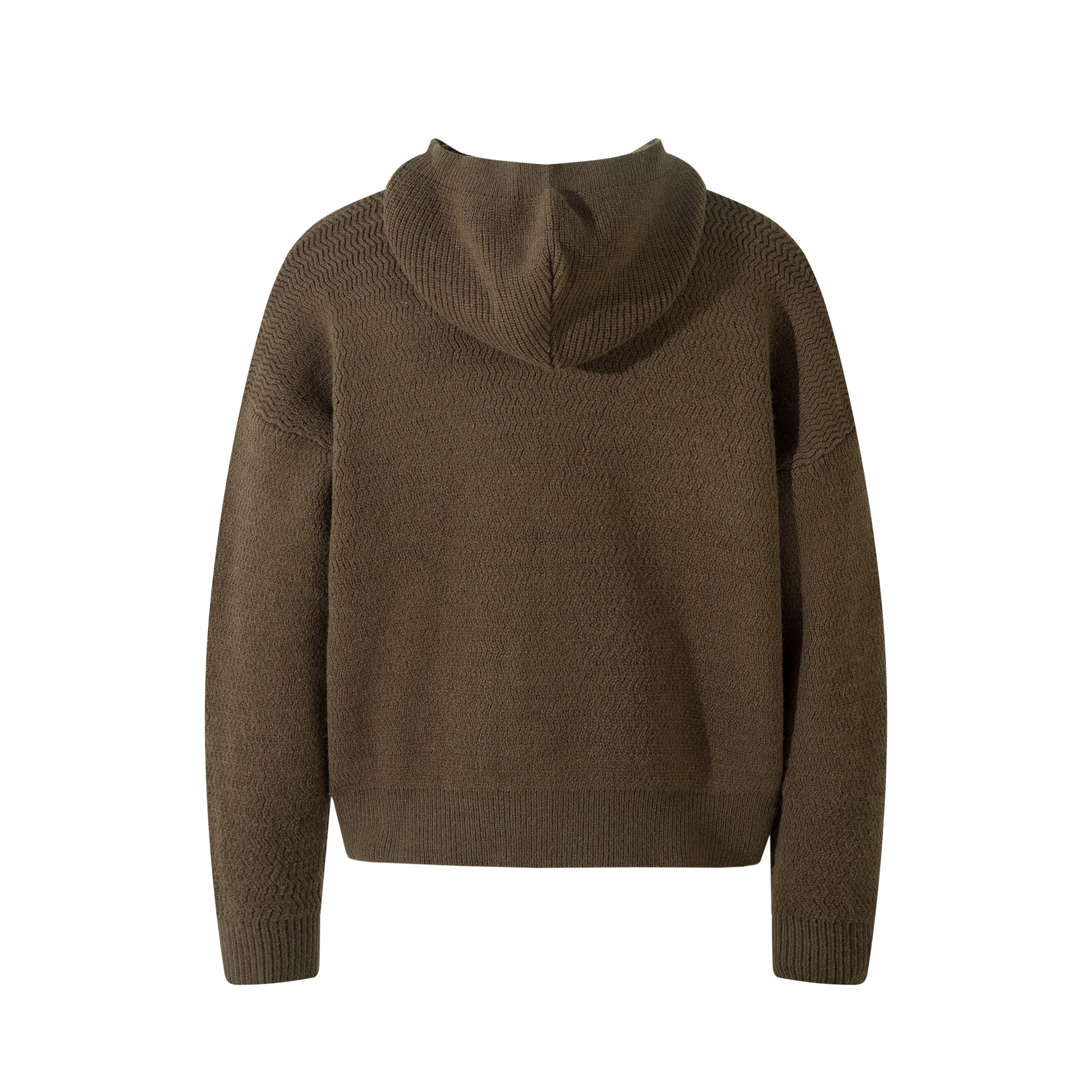 Omirad Textured Knit Zip-Up Hoodie | Relaxed Streetwear