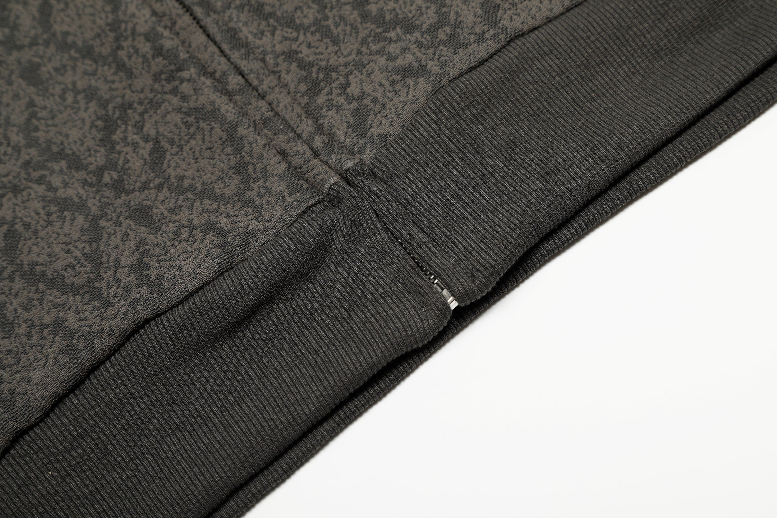 Omirad All-Over Patterned Zip-Up Hoodie | Streetwear