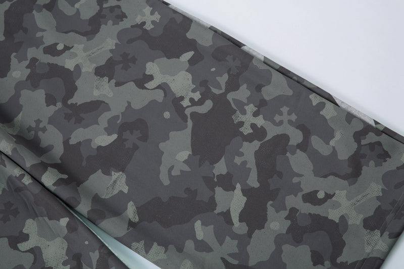 Camo Star Wide-Leg Sweatpants | Street Style Baggy Pants
