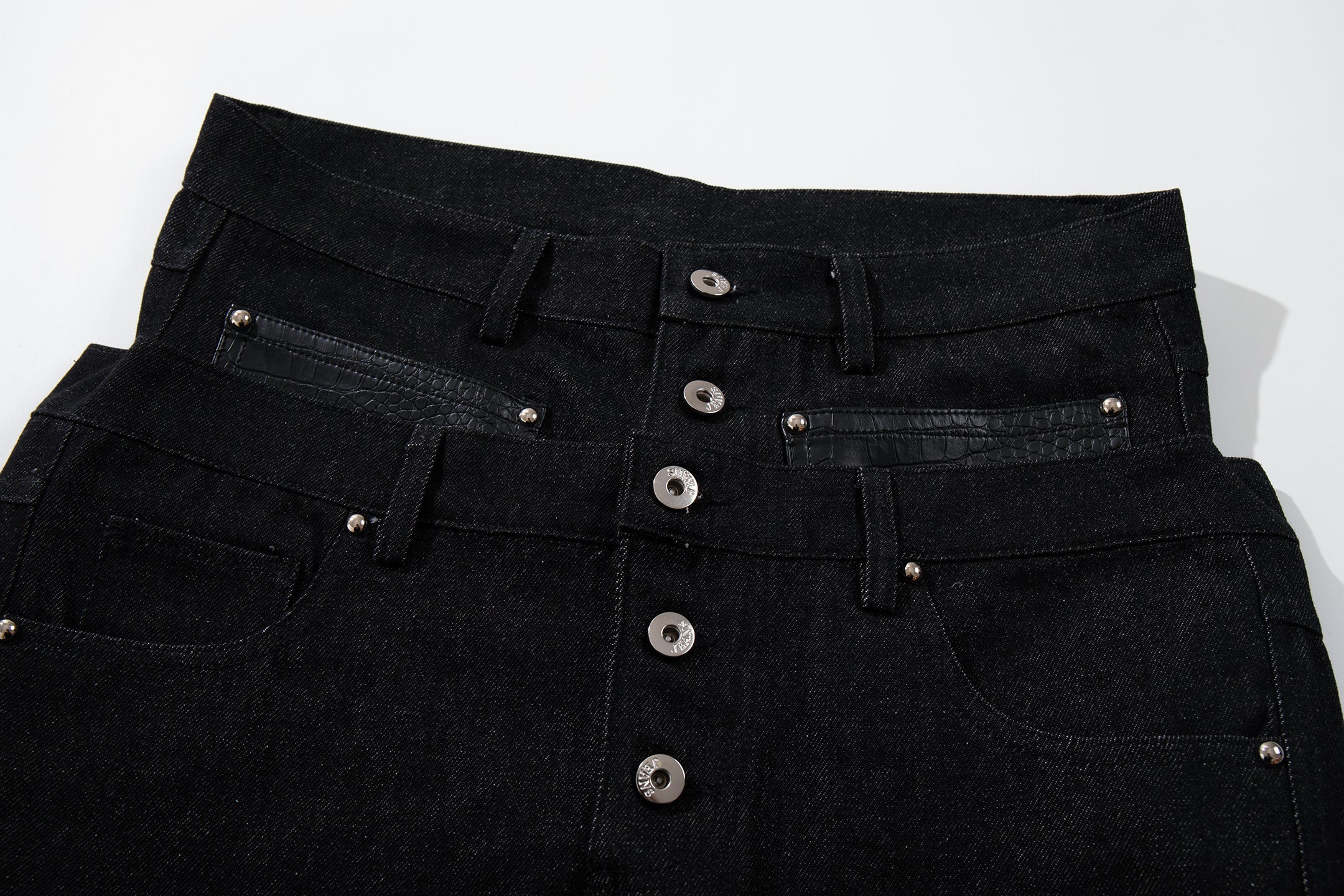 Omirad Wide Leg Button Fly Denim Pants | High-Rise Streetwear