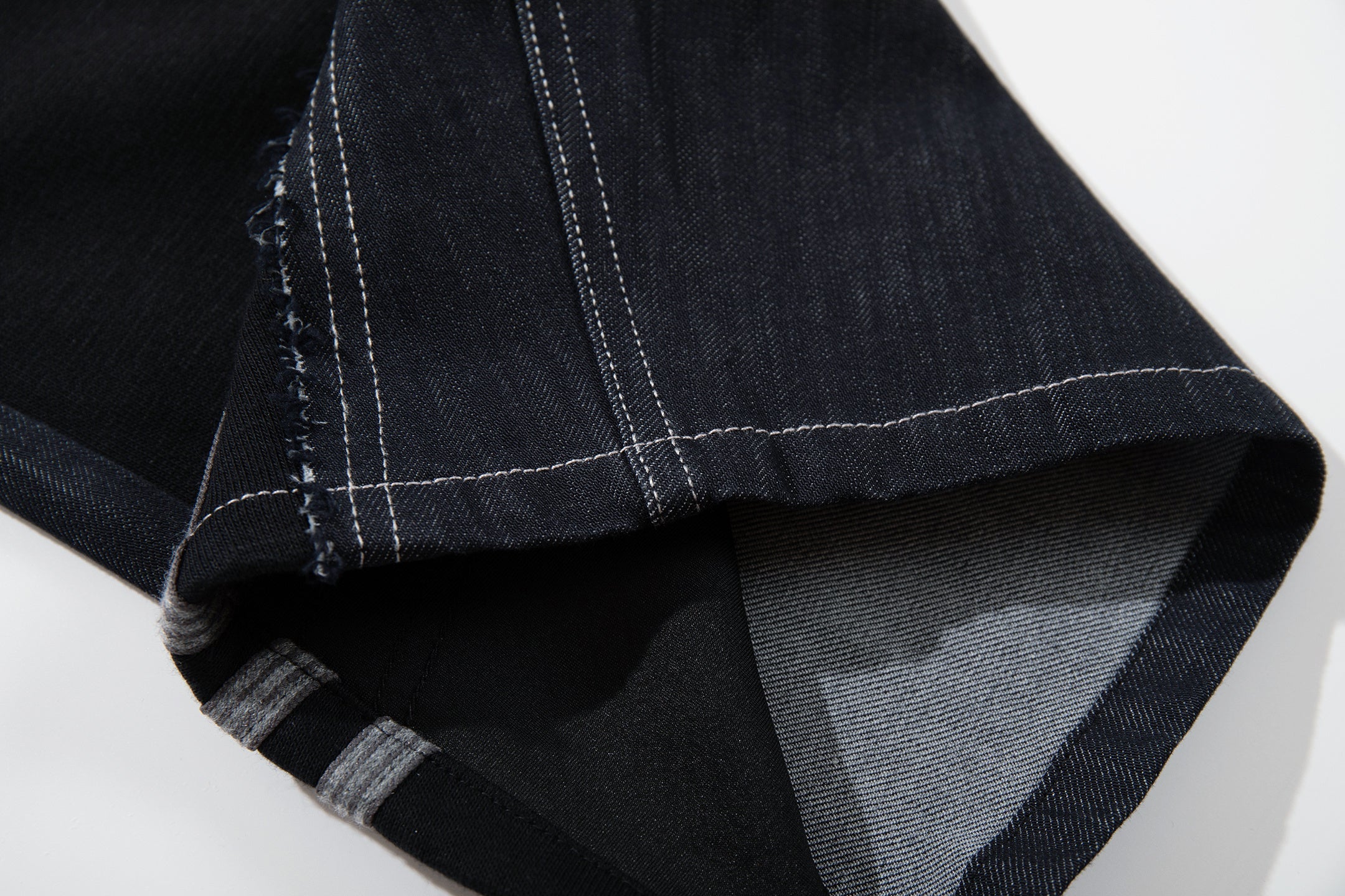 Omirad Hybrid Panel Wide-Leg Jeans | Denim & Jersey