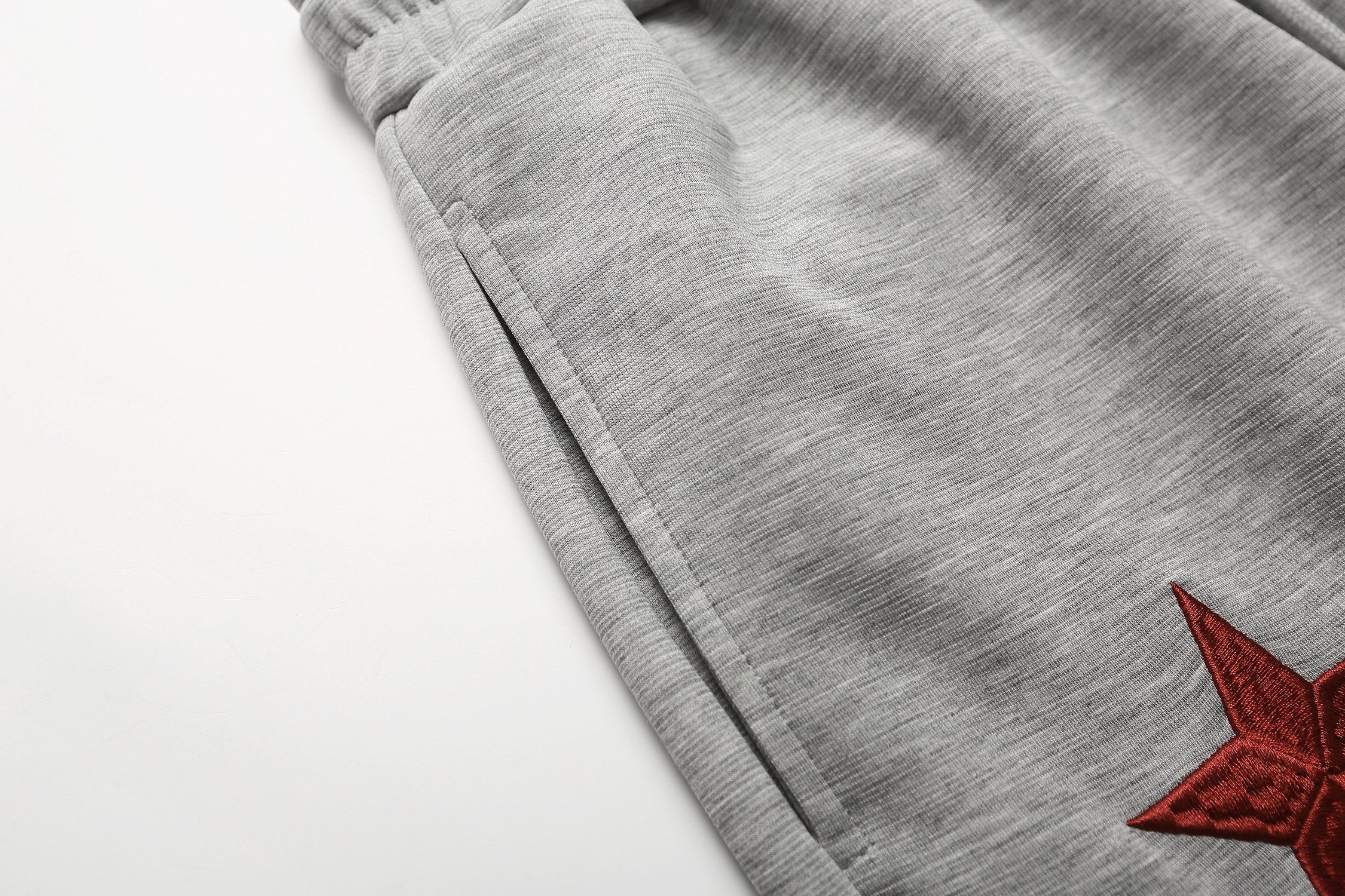 Omirad Star Embroidery Wide-Leg Sweatpants | Unisex Streetwear