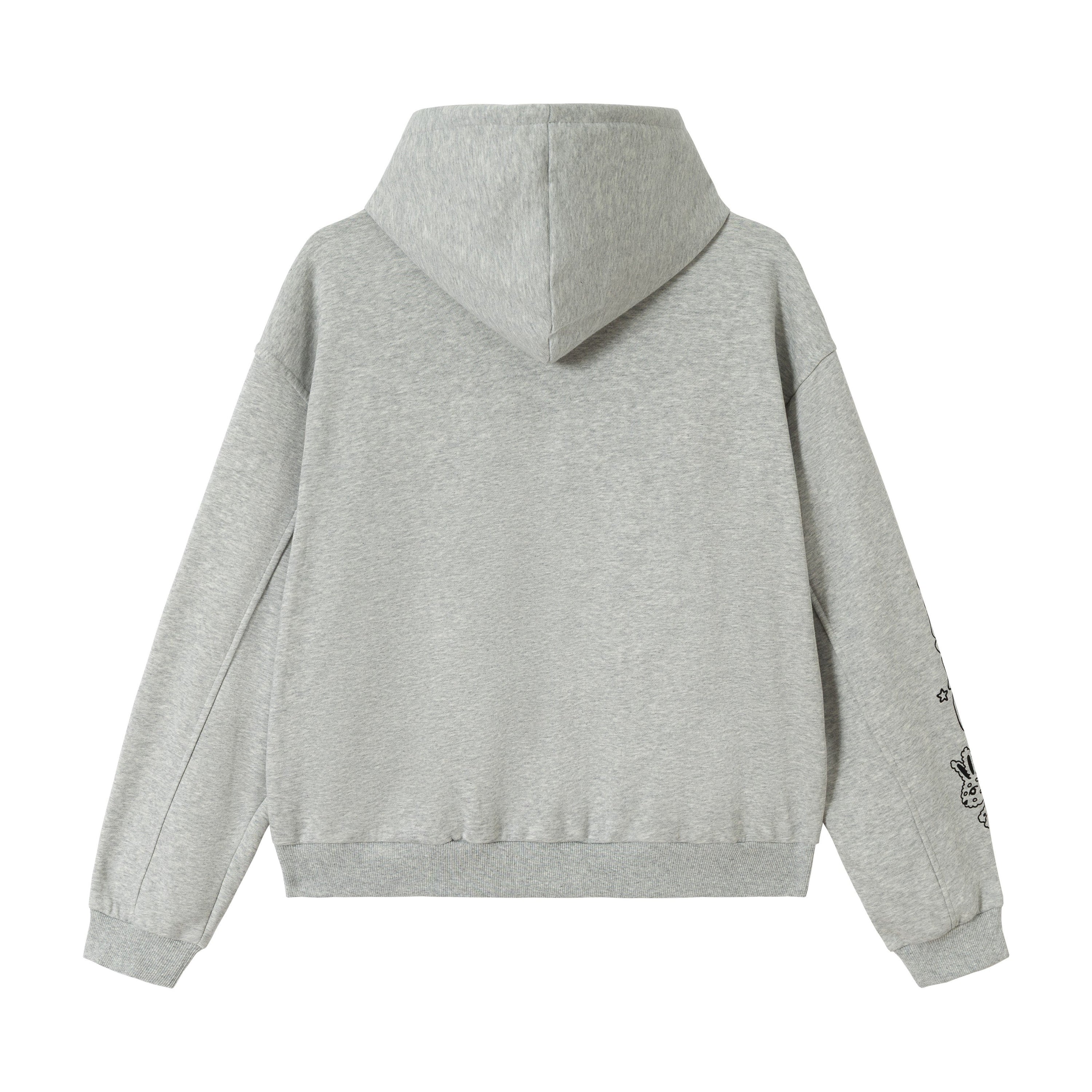 Omirad Doodle Graphic Zip Hoodie | Streetwear Statement