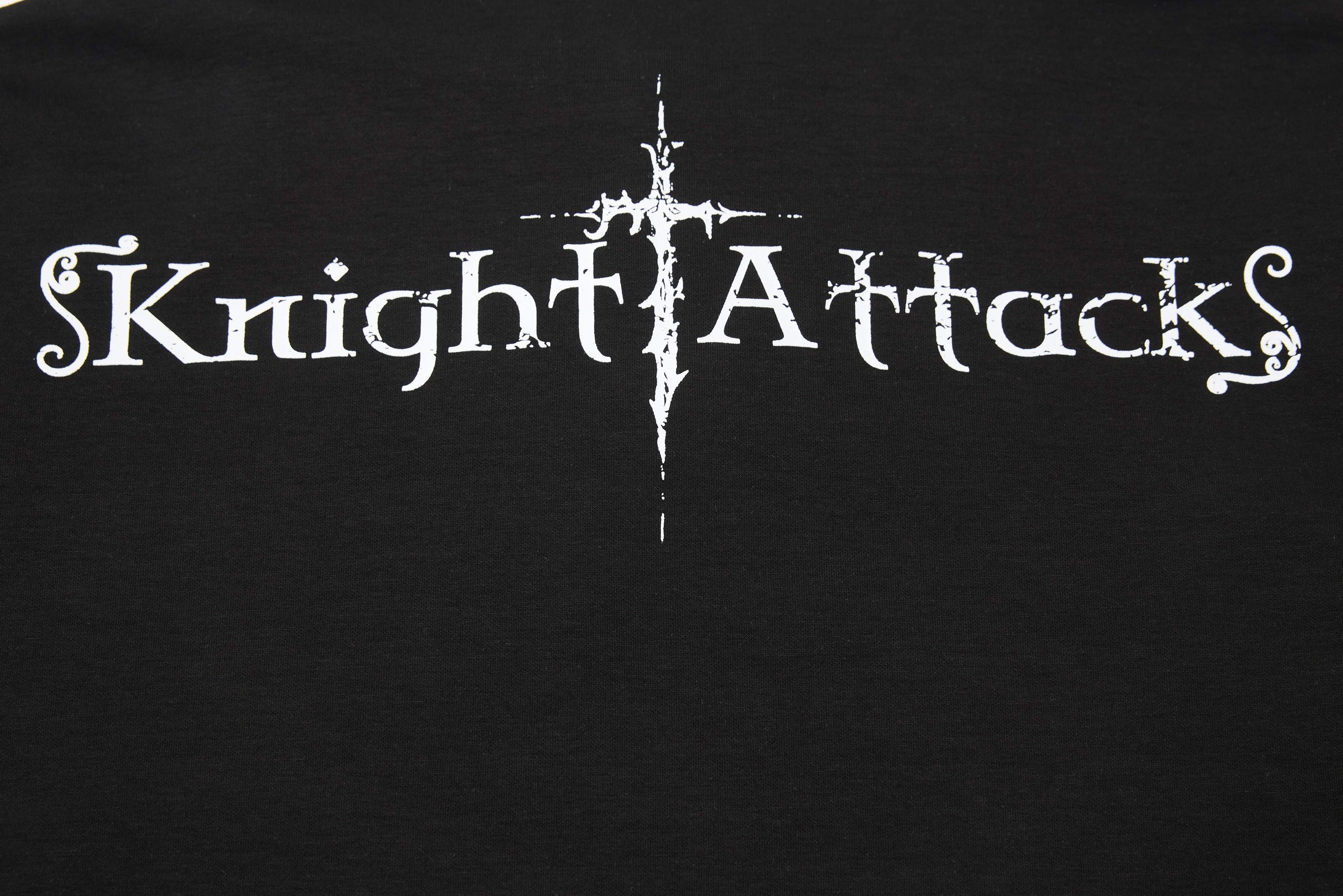 Omirad Knight Attack Graphic Polo Tee | Medieval Streetwear