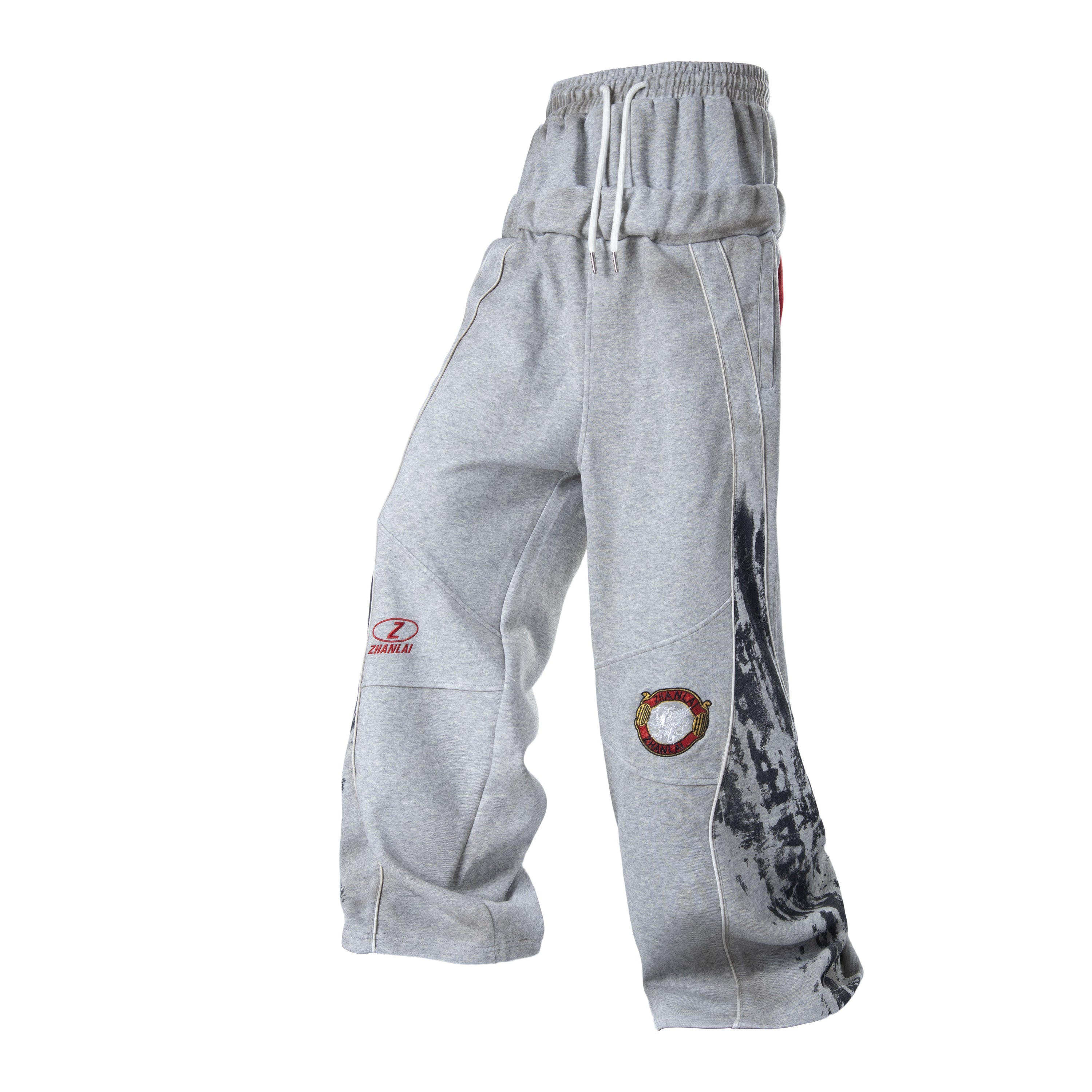 Tech Panel Wide-Leg Sweatpants | Bold Streetwear Fit