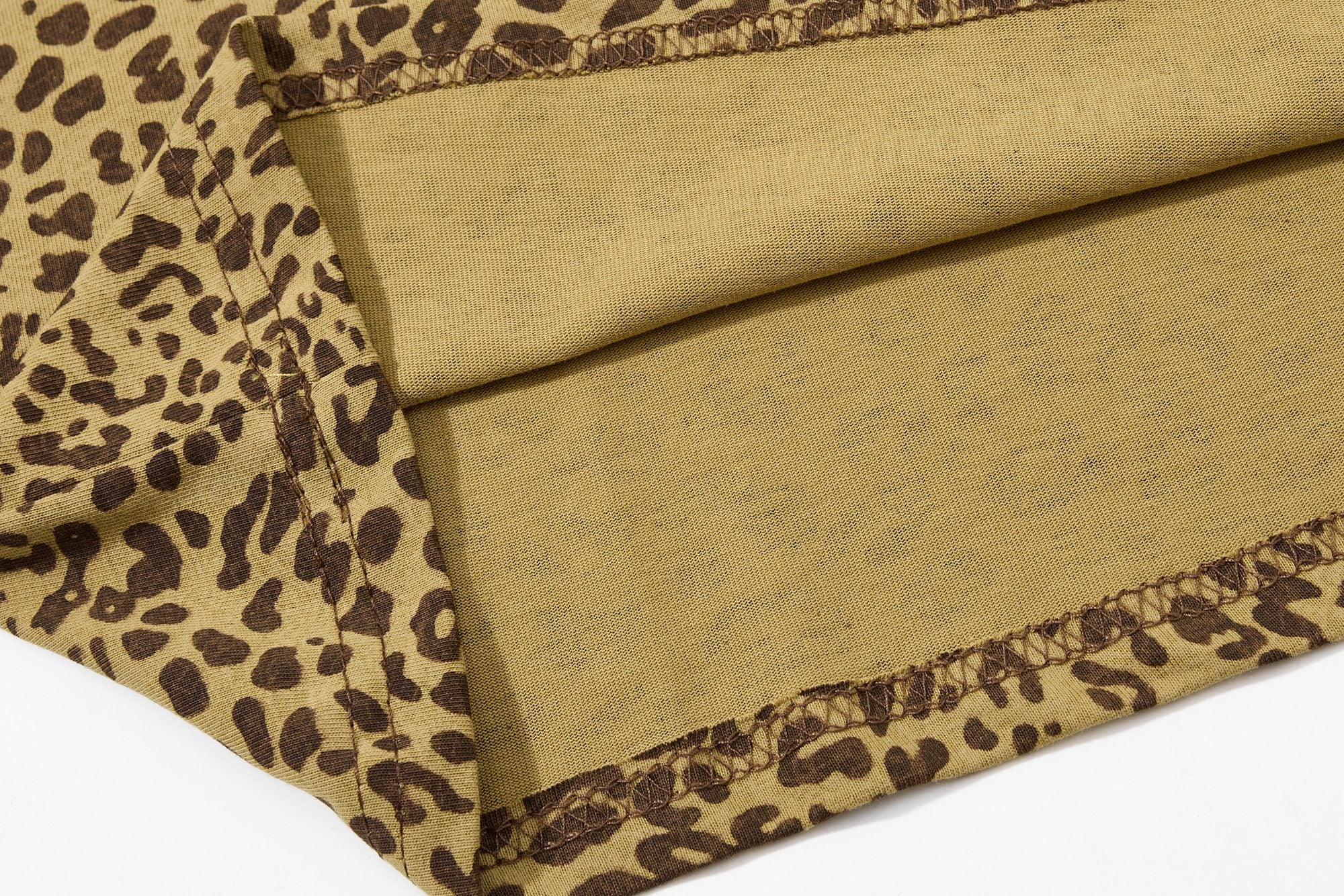 Mafa Vintage Leopard Print Polo Tee | Y2K Streetwear Shirt