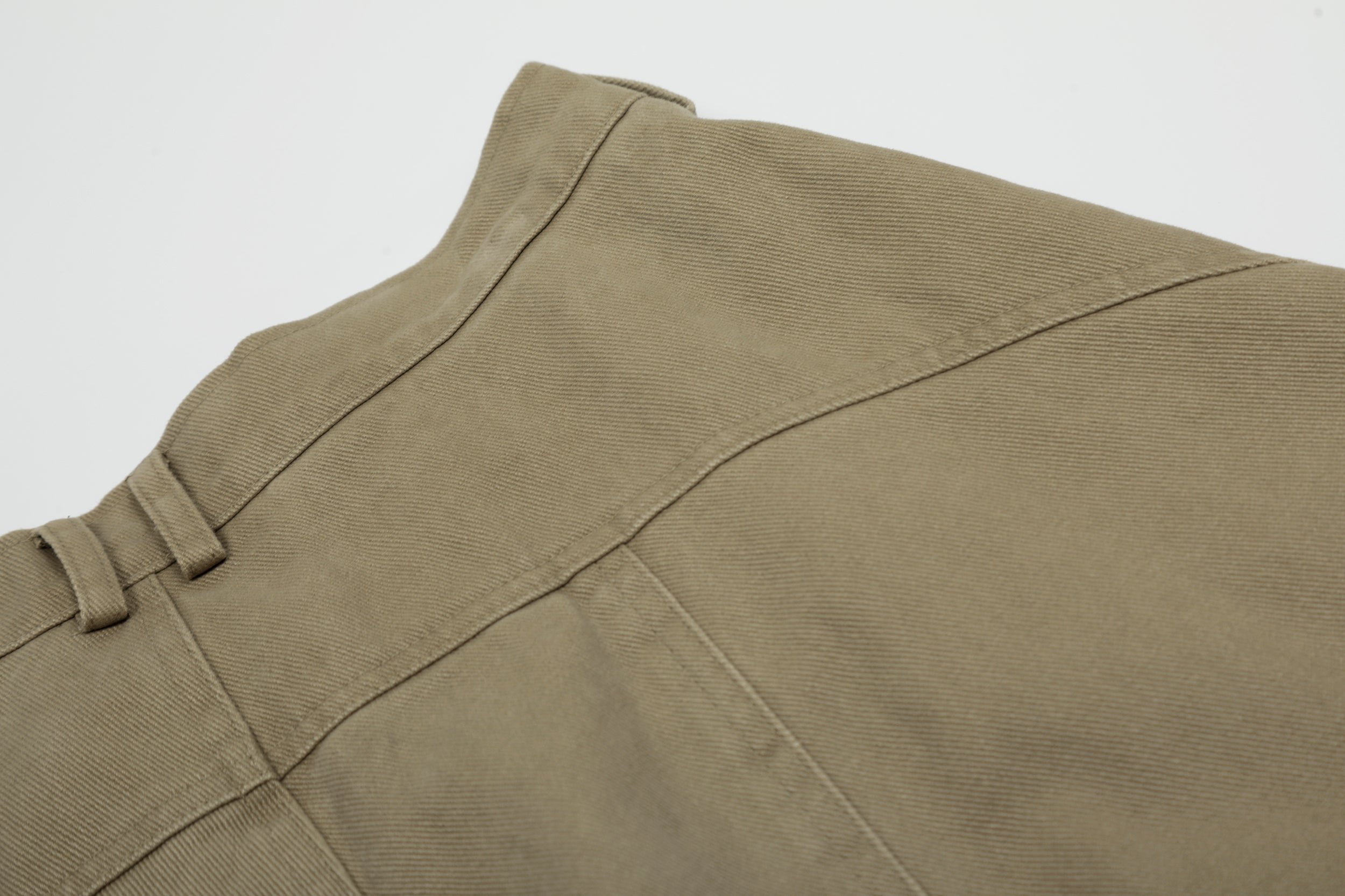 Vintage Arc-Pocket Balloon Pants | Wide-Leg Cotton Trousers
