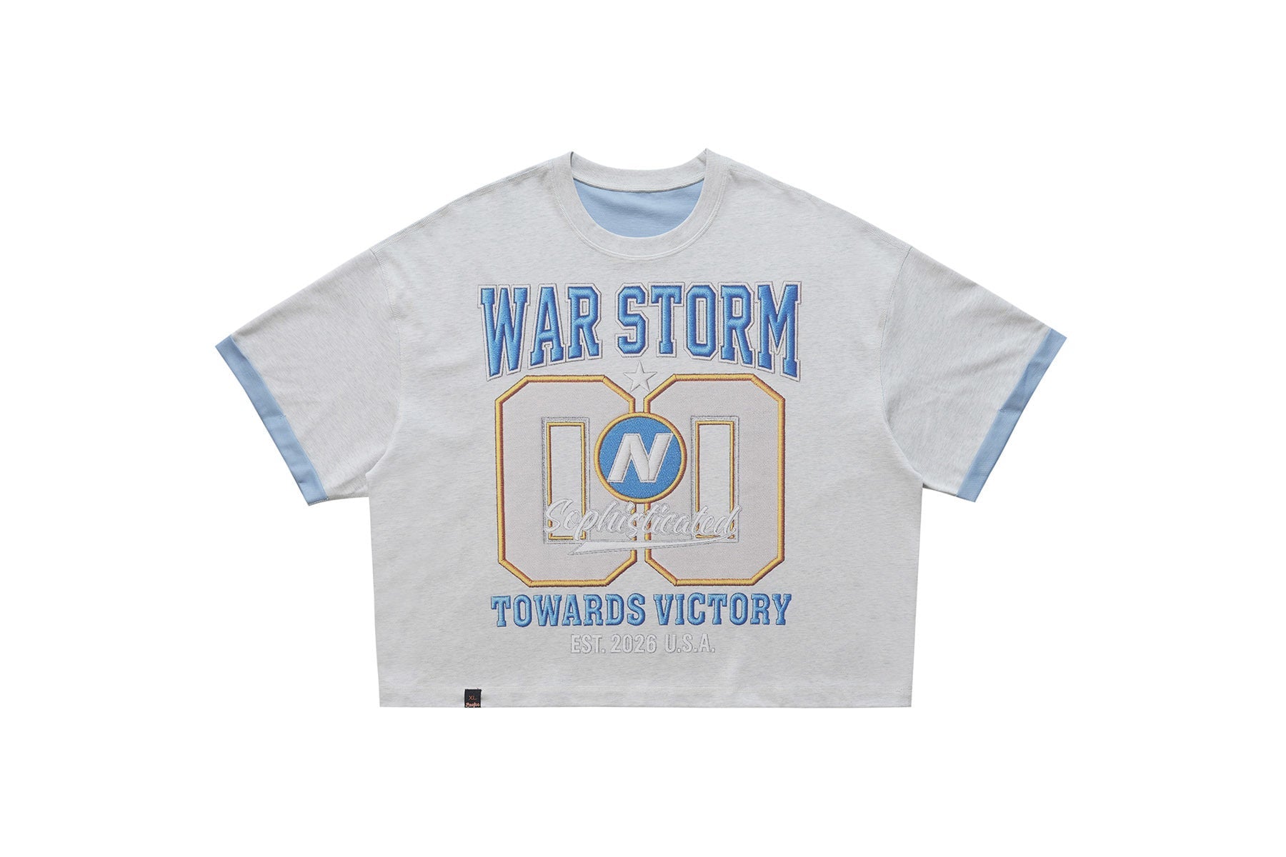 Omirad War Storm 00 Varsity Graphic Tee | Streetwear