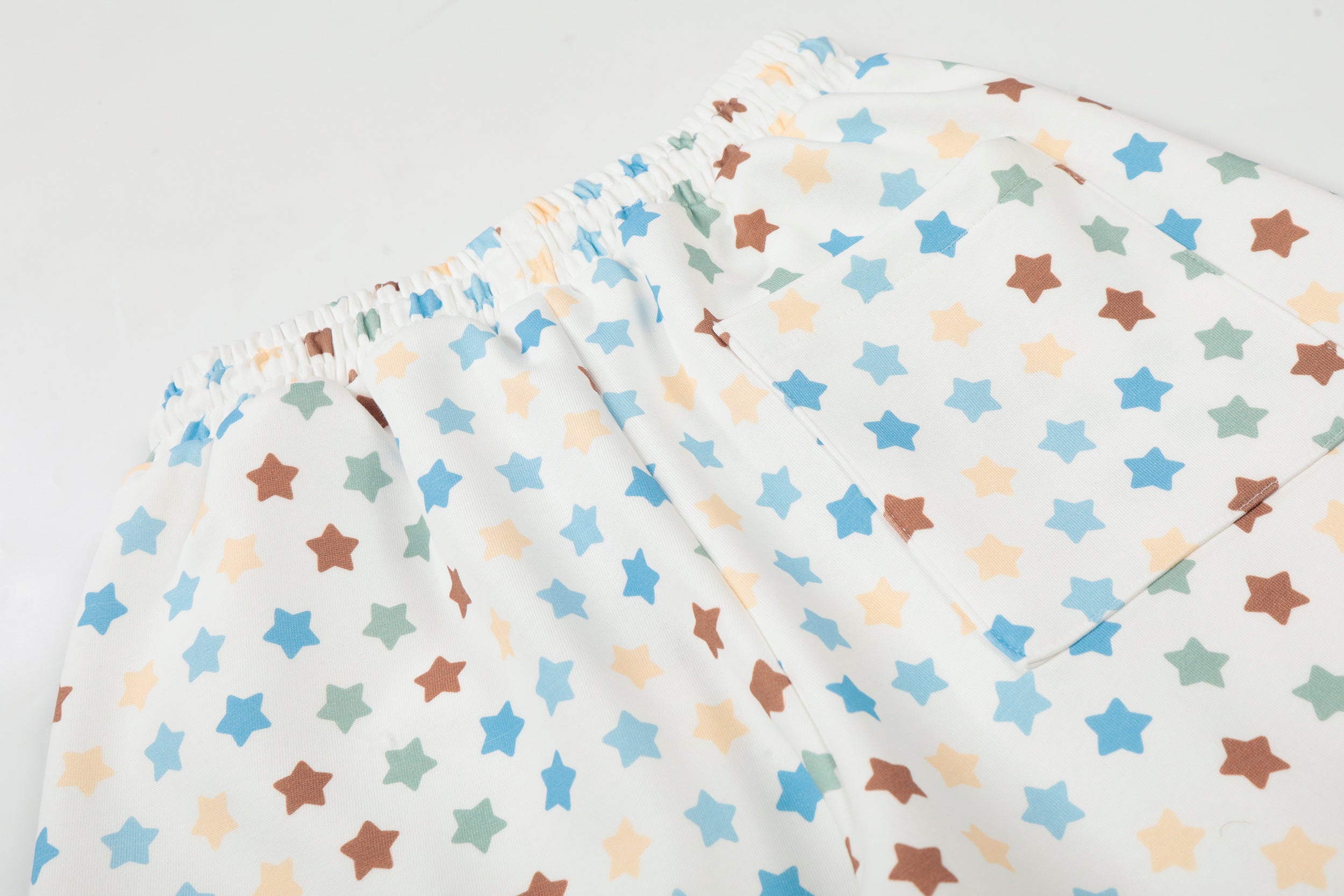 Omirad Multi-Star Wide-Leg Pants | Colorful Star Print Streetwear