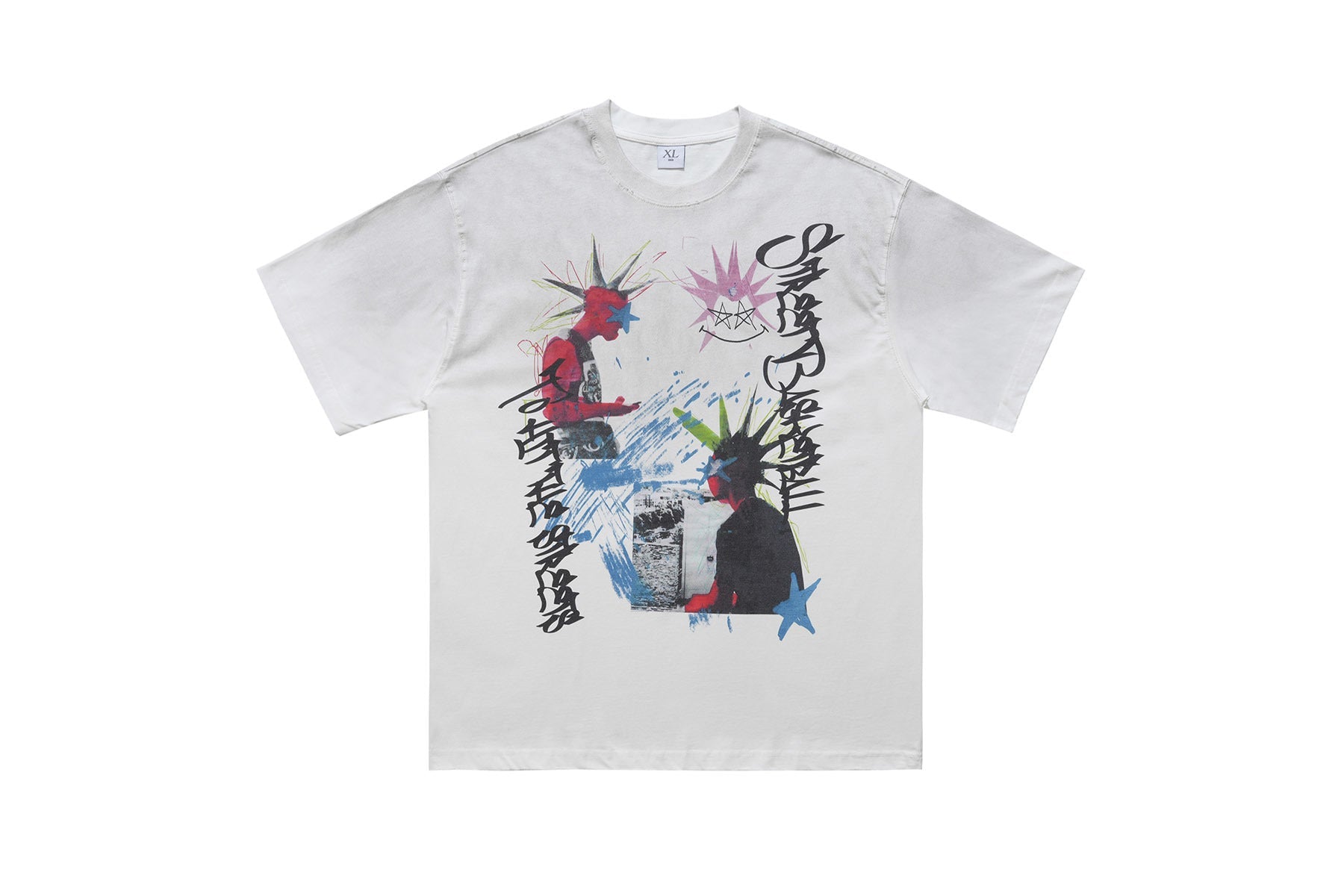 Omirad Anarchy Clash Punk Graphic T-Shirt | Street Art Tee