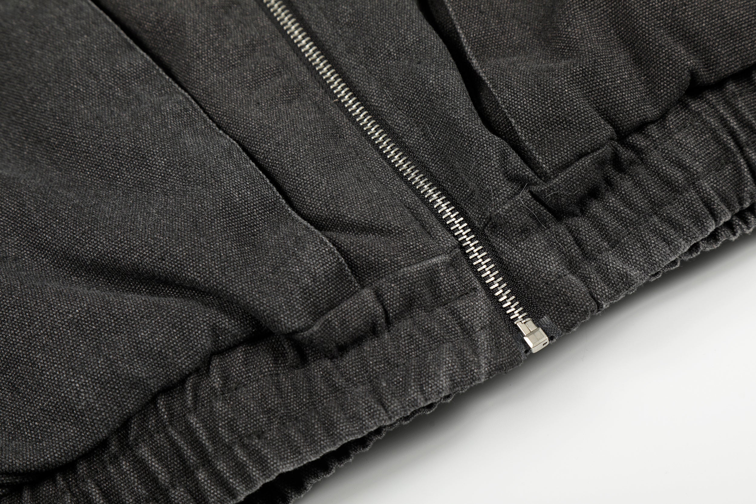 Fleece-Lined Utility Bomber Jacket | Faux-Fur Collar