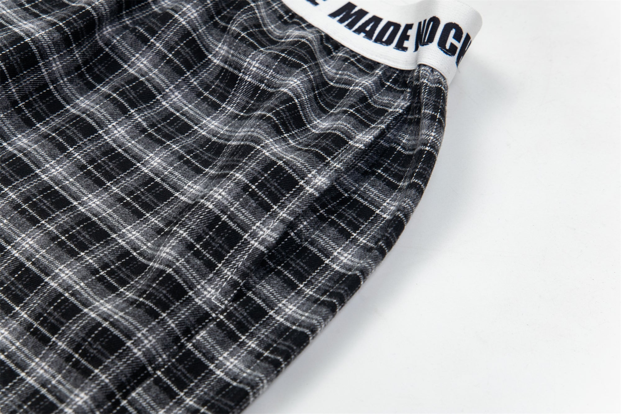 Made No Choice Plaid Wide-Leg Lounge Pants | 100% Cotton