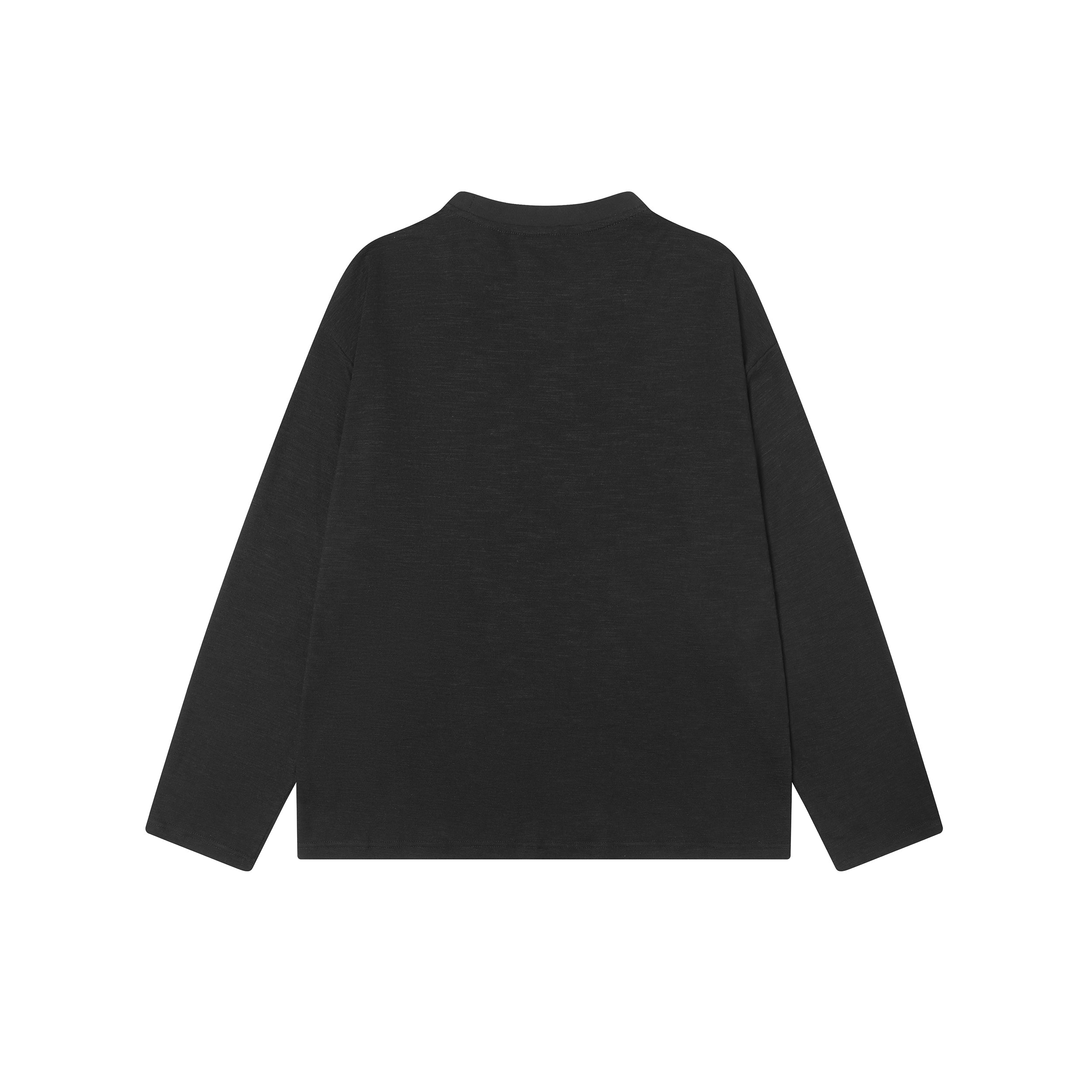 Vertical Shadow Graphic Long Sleeve Tee | Streetwear