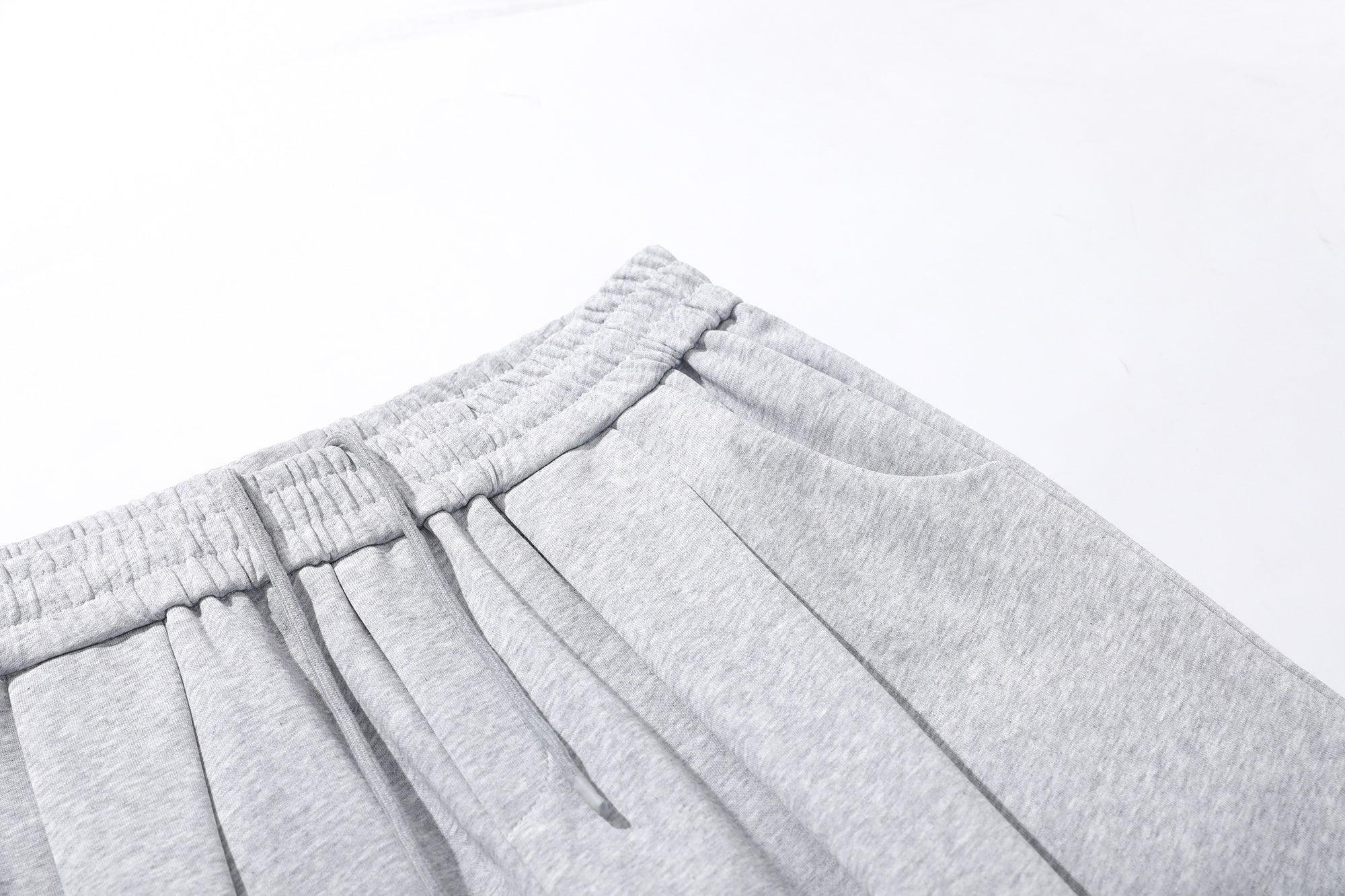 Sculpted 3D Pleat Wide-Leg Sweatpants | Oversized Fit