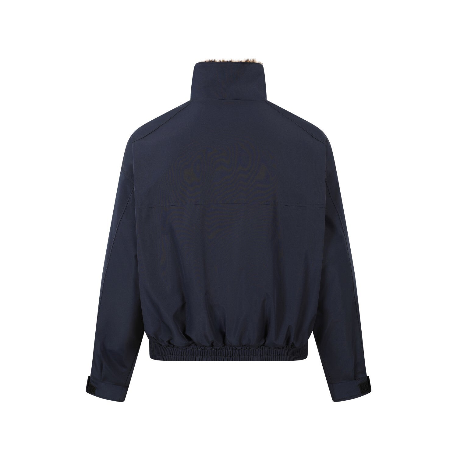 Leopard-Lined Military Bomber Jacket | Streetwear Winter Coat