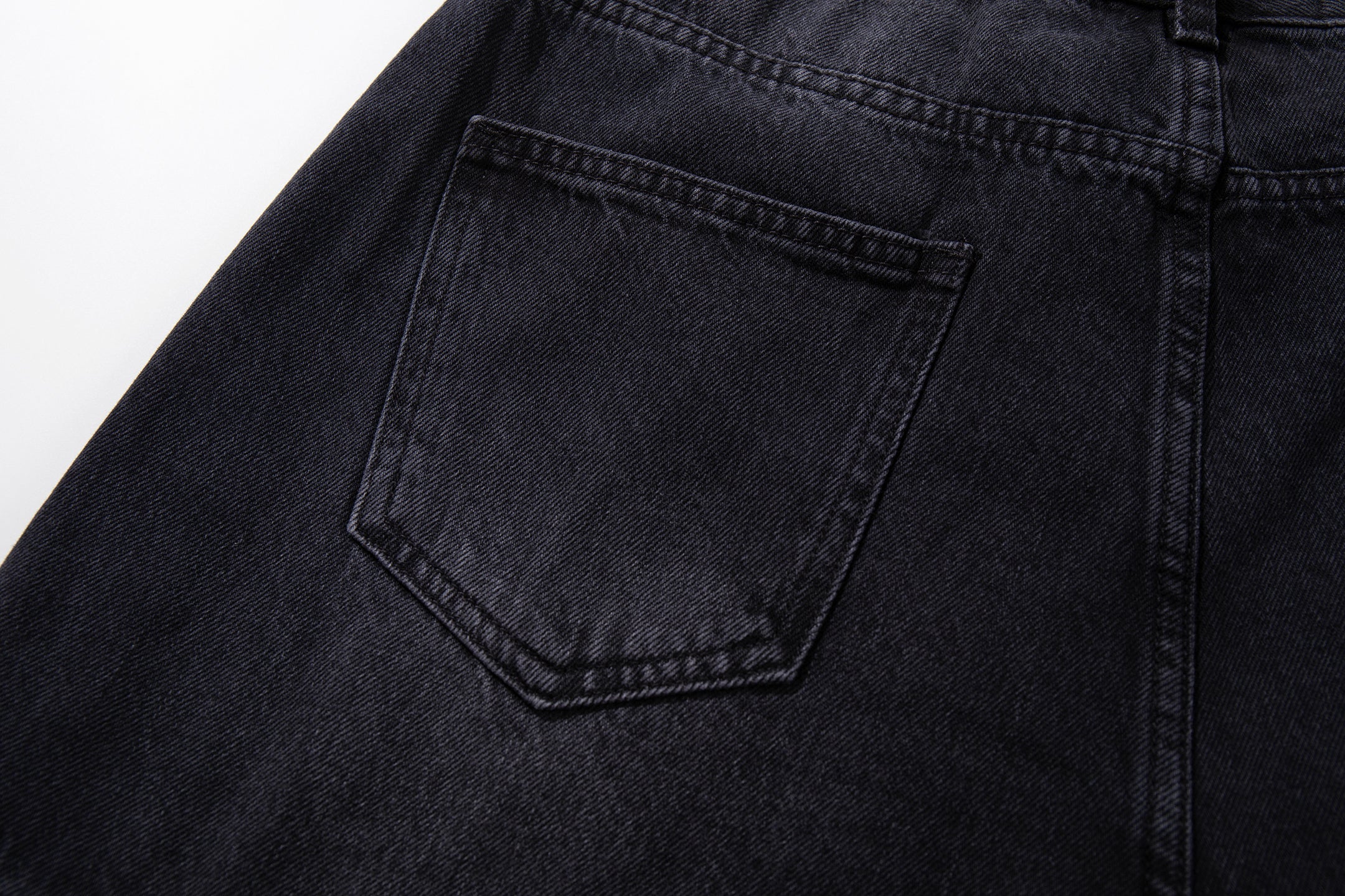 Omirad Split-Panel Utility Wide-Leg Jeans | Dark Wash