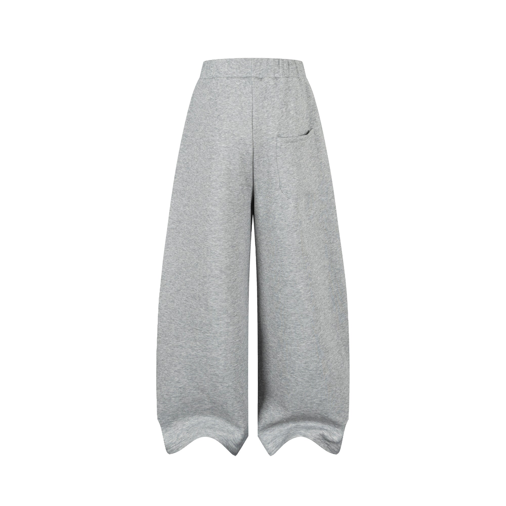 Omirad Flag Graphic Wave-Hem Wide-Leg Sweatpants