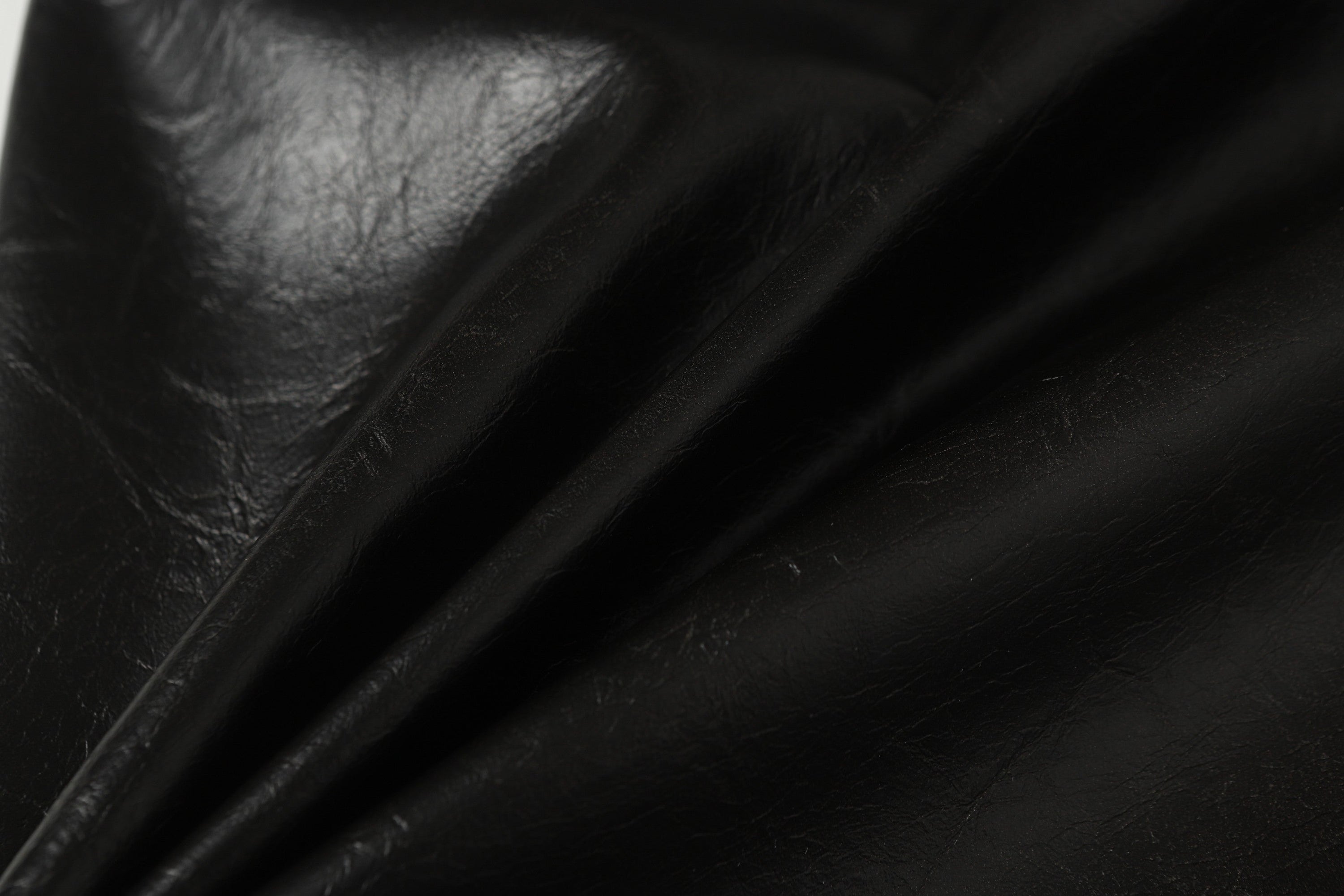 Spider-Web Embossed Faux Leather Wide-Leg Pants | Omirad
