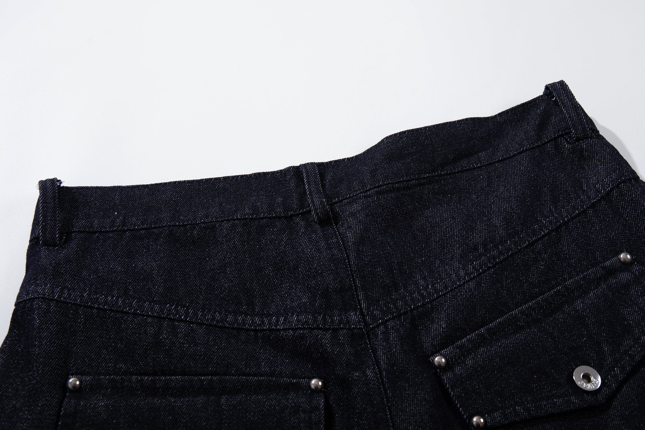 Omirad Panel Construction Wide Leg Denim Pants | SEAKOFF