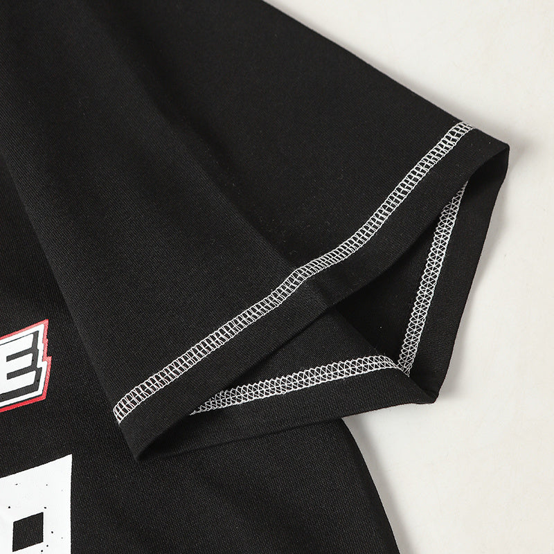Motorsport Racing Graphic Oversized Cotton T-Shirt