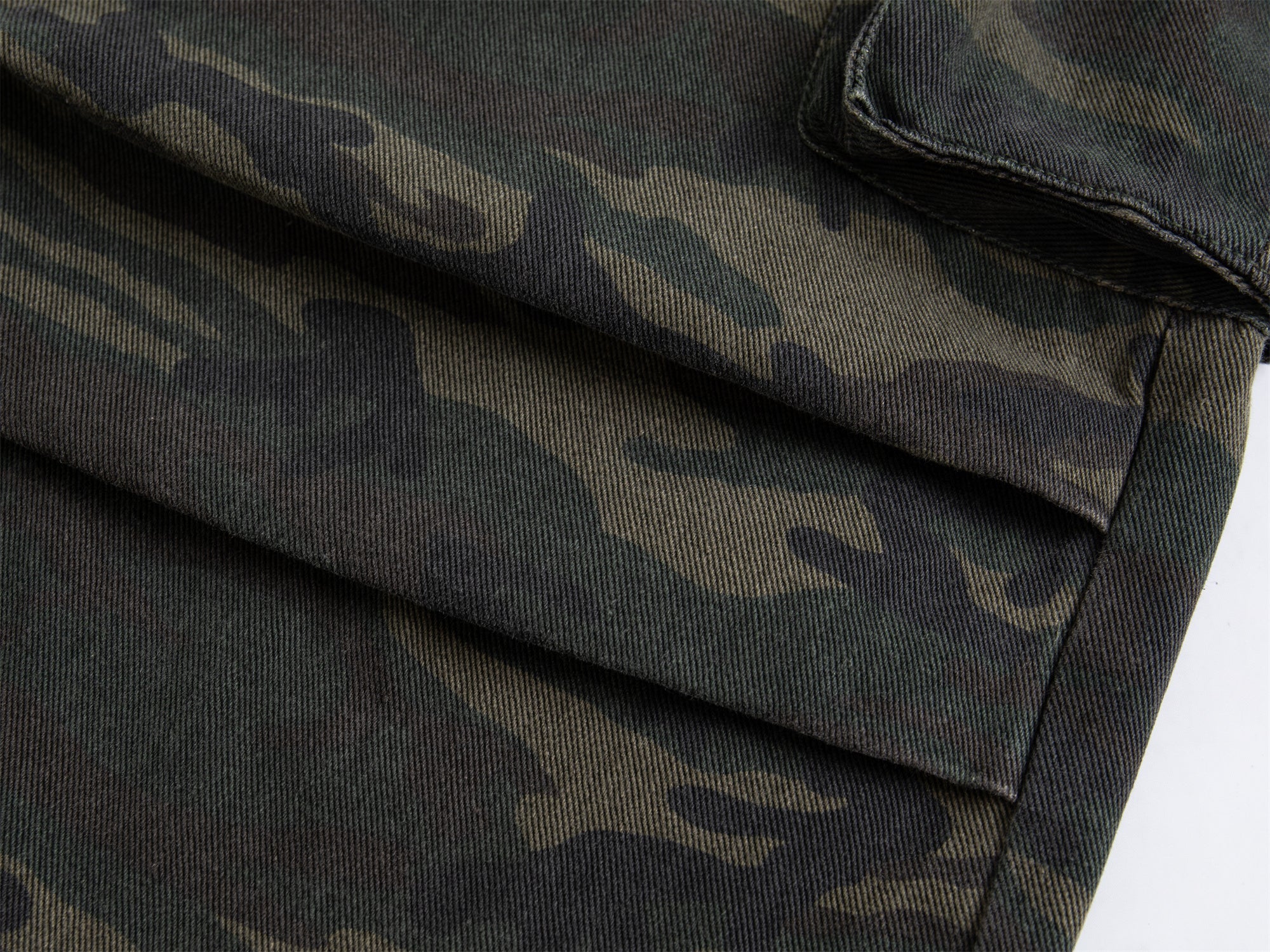Snakeskin Camo Cargo Pants | Wide-Leg Streetwear
