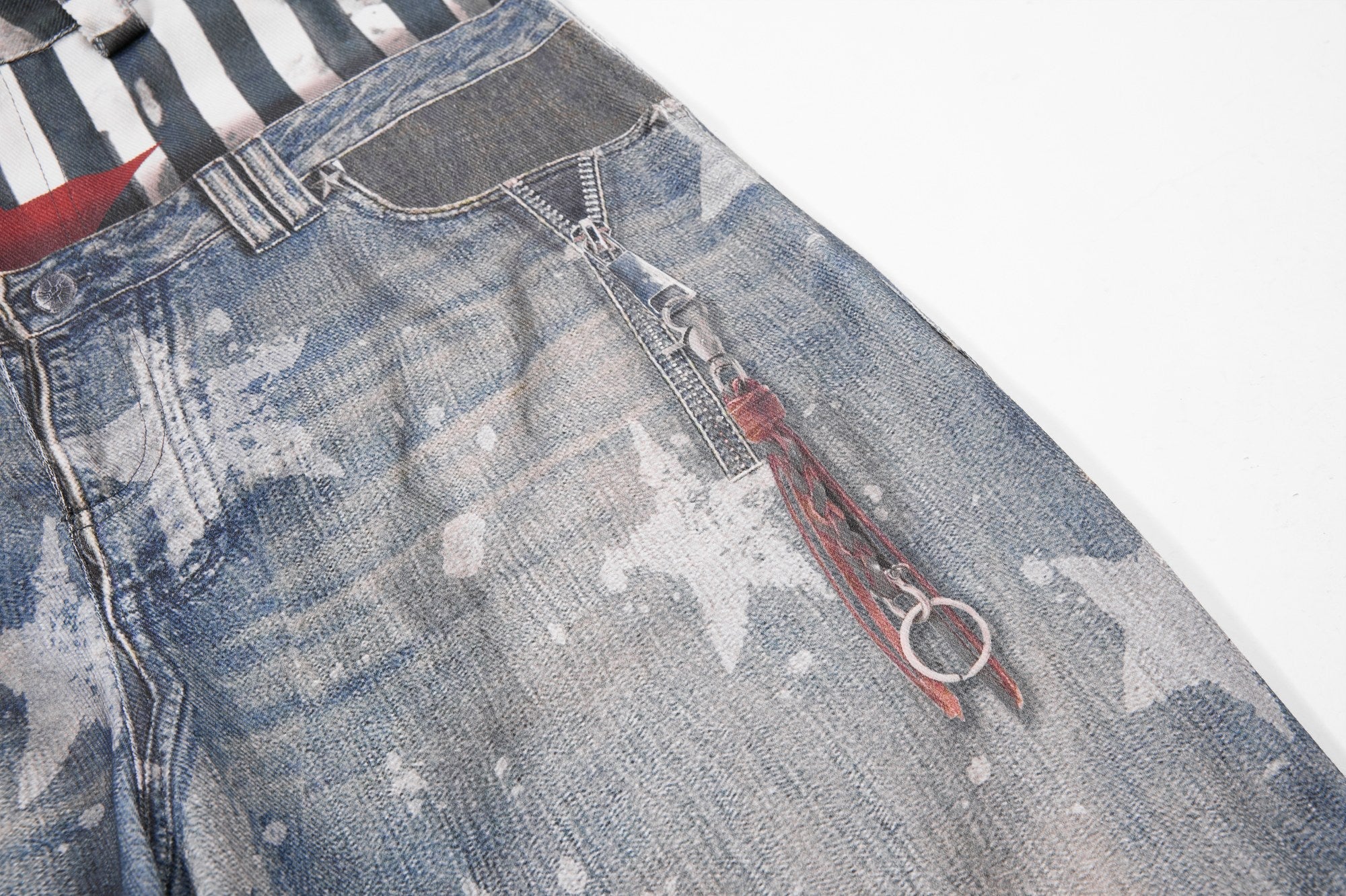 Omirad Layered Star Print Balloon Jeans | Y2K Streetwear
