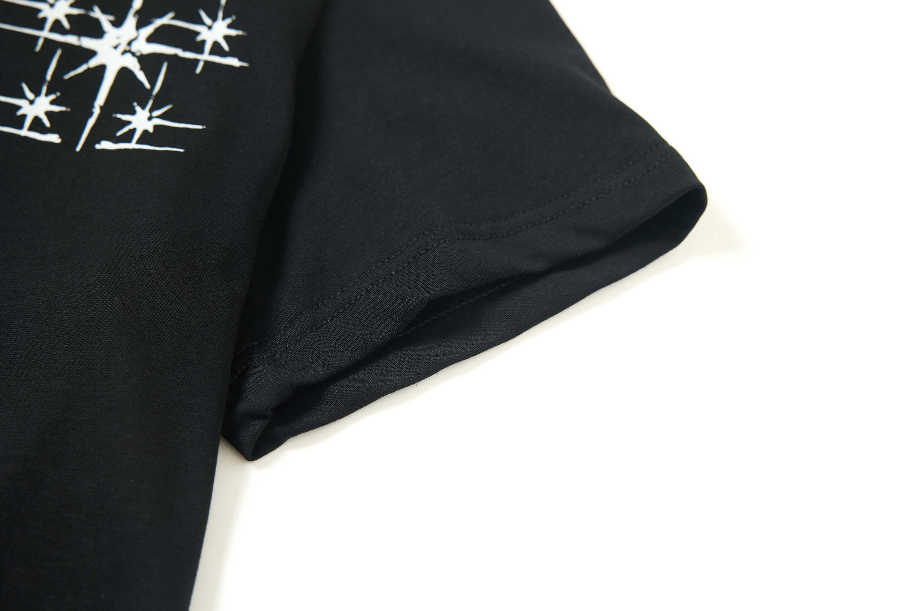 Omirad Star Emblem Graphic Tee | Street Style Black Cotton