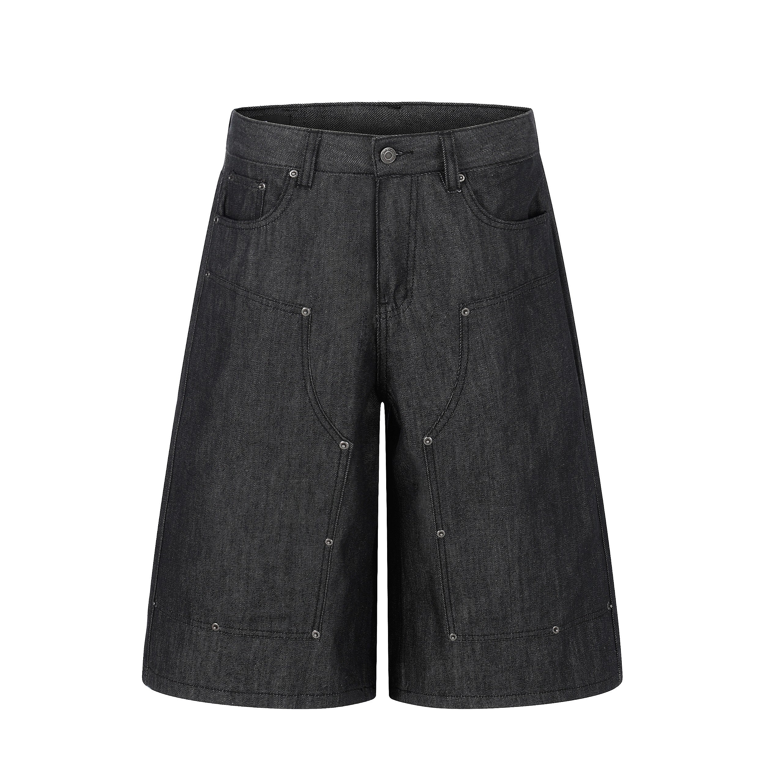 Omirad Raw Denim Baggy Shorts | Wide-Leg Streetwear